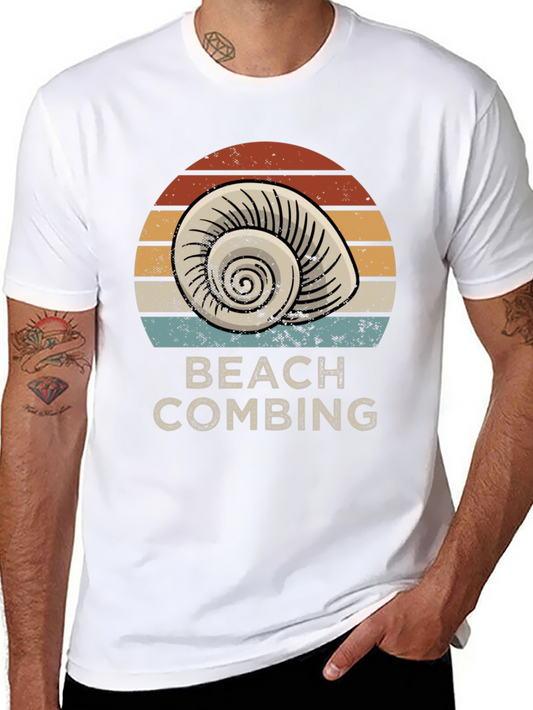 Beach Combing Graphic T-Shirt - Coastal Style