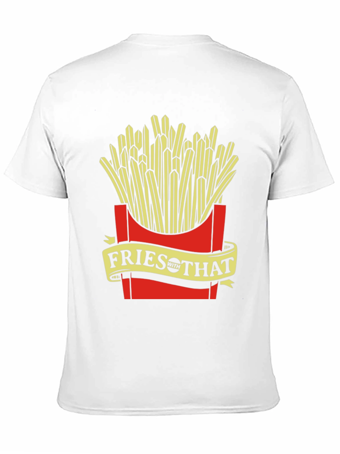 Fries With That Graphic Tee - Unisex Black T-Shirt