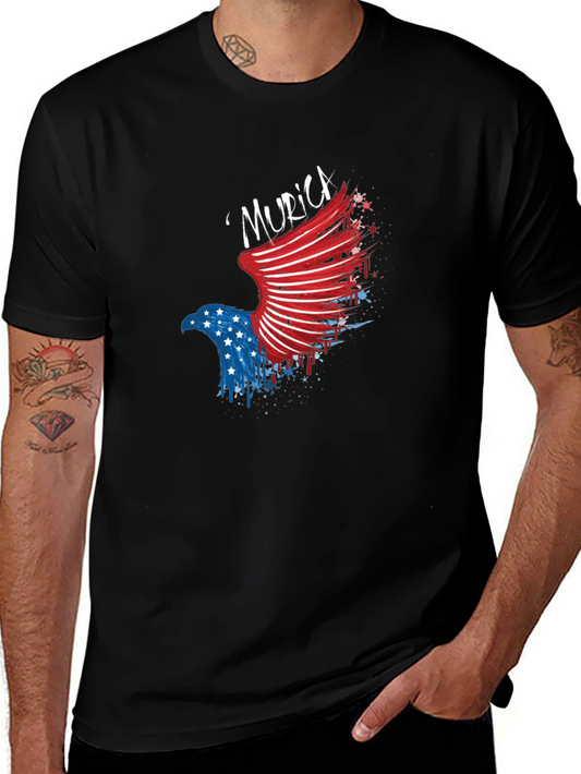 American Eagle T-Shirt Murica Patriotic Design