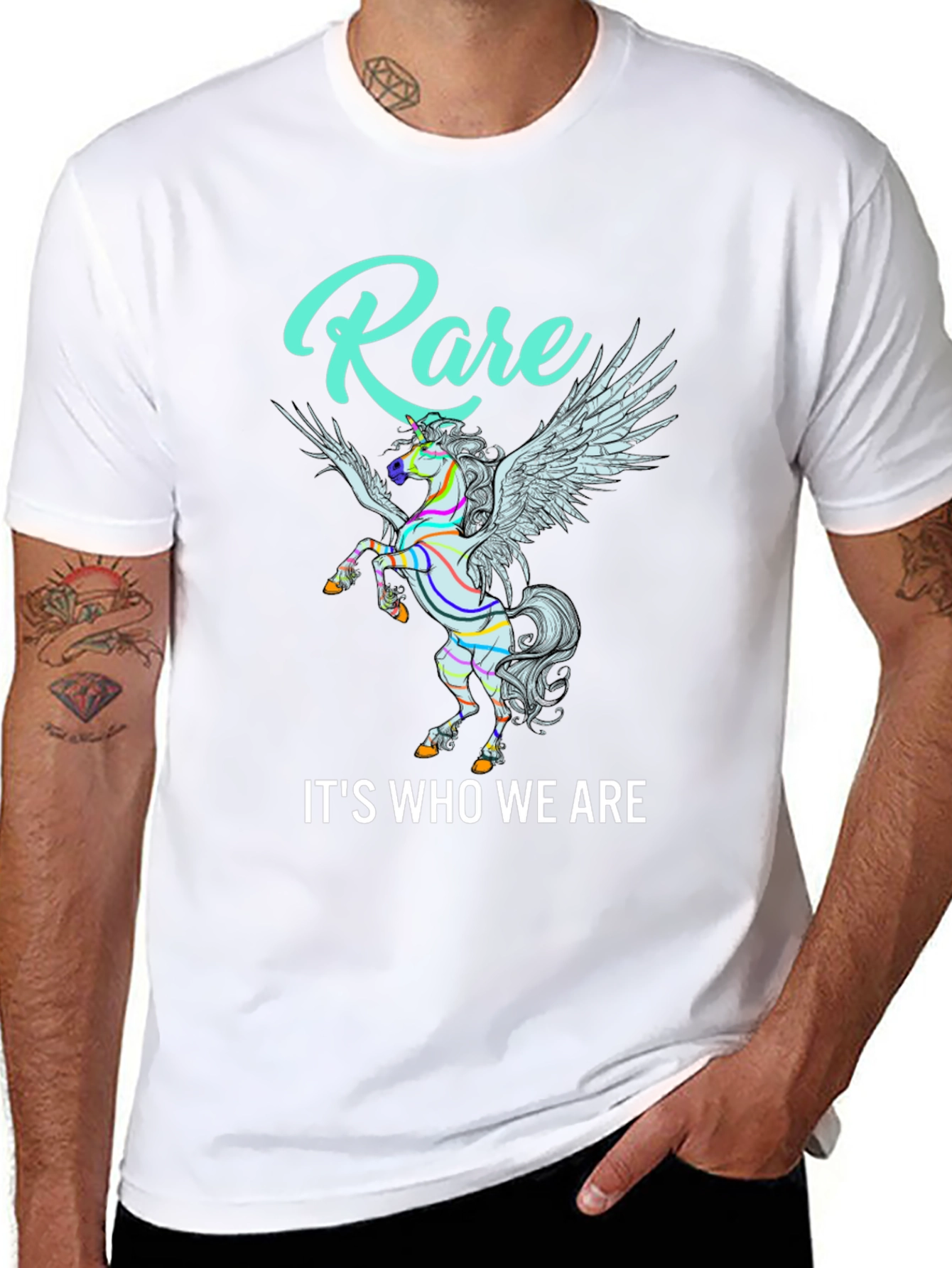 Rare Unicorn Graphic T-Shirt