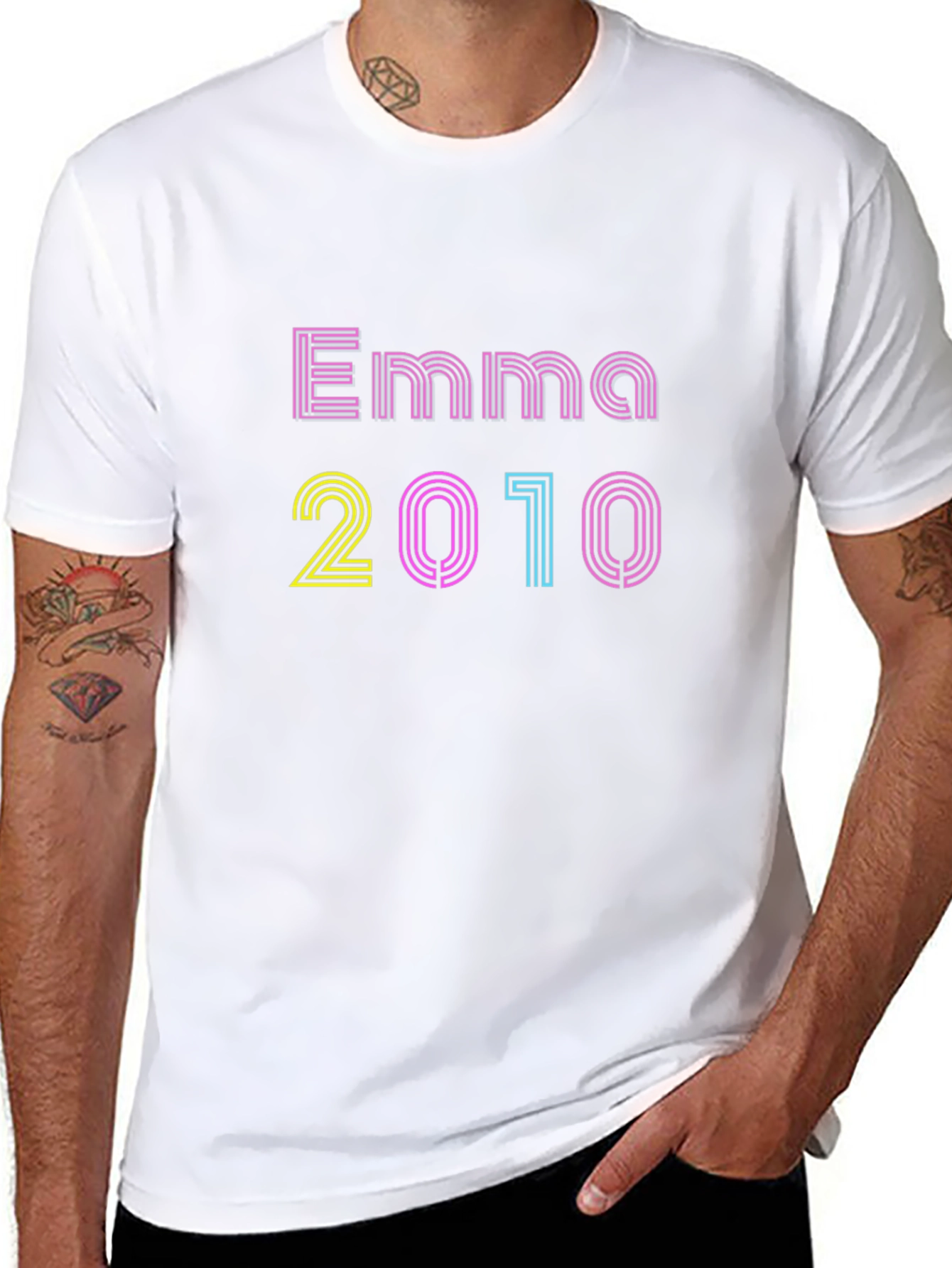 Emma 2010 Graphic Tee - Retro Birthday Shirt
