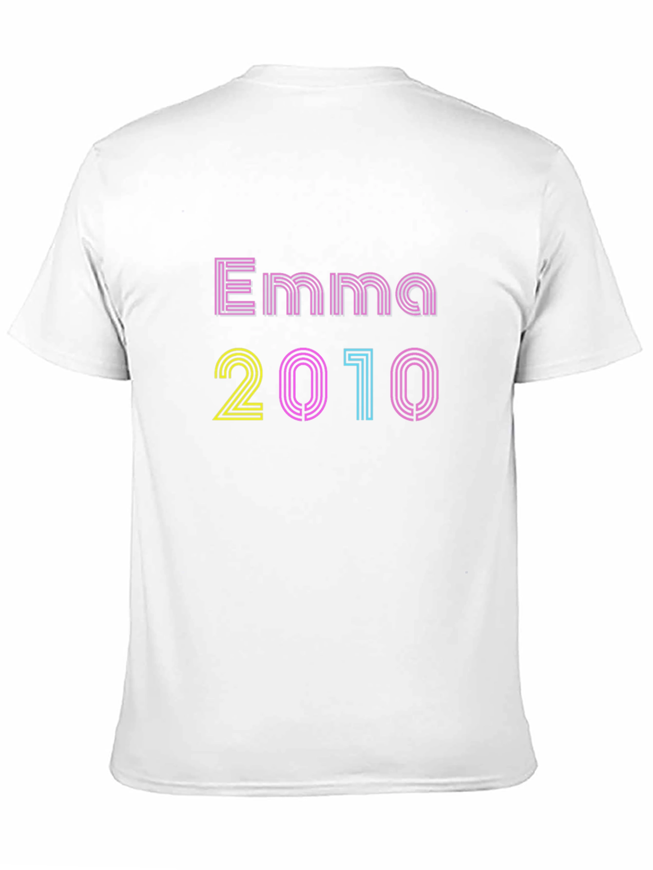 Emma 2010 Graphic Tee - Retro Birthday Shirt