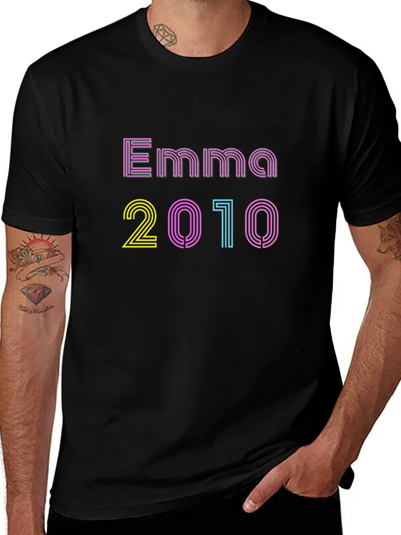 Emma 2010 Graphic Tee - Retro Birthday Shirt