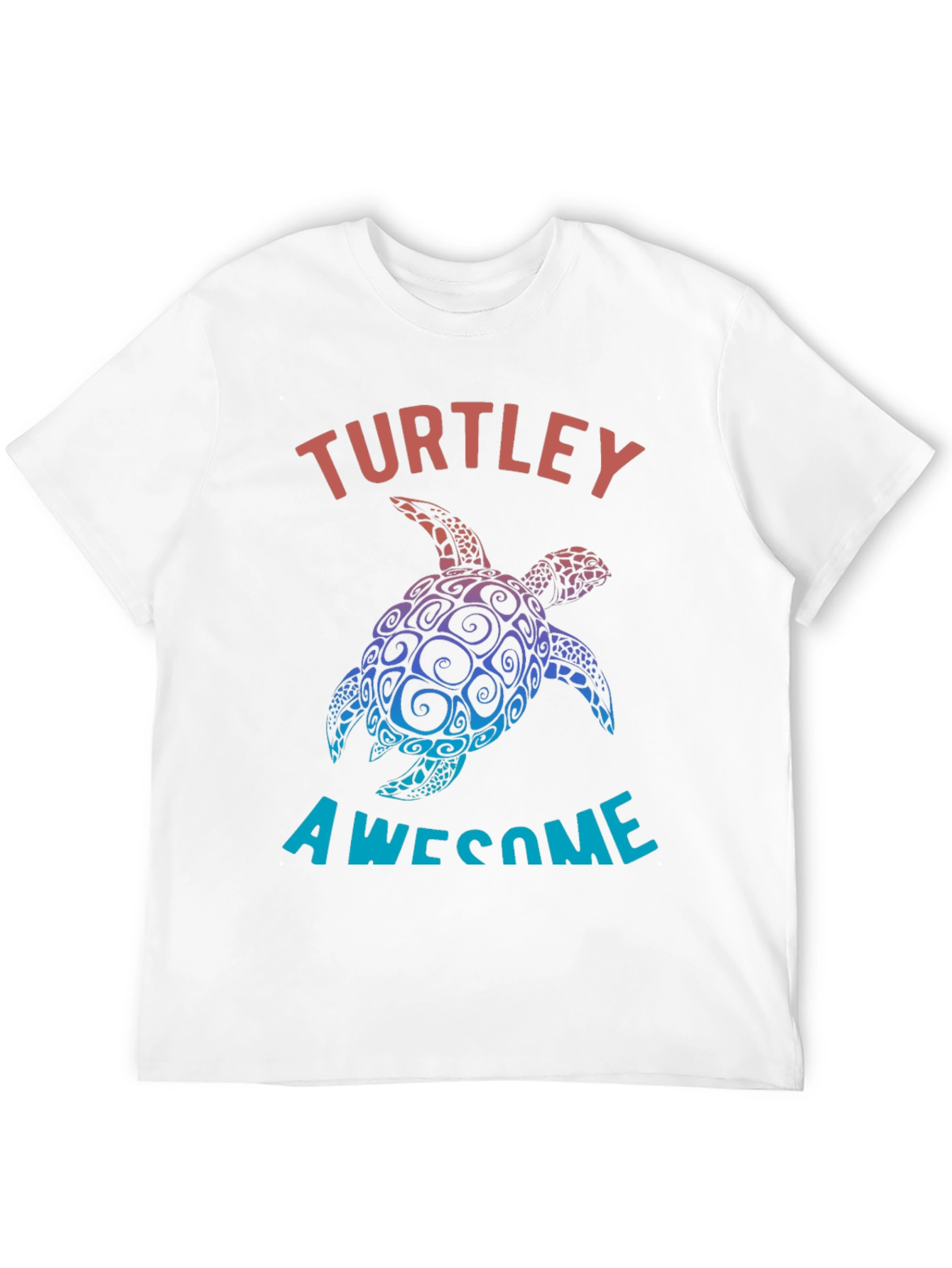 Turtley Awesome Black Graphic Tee