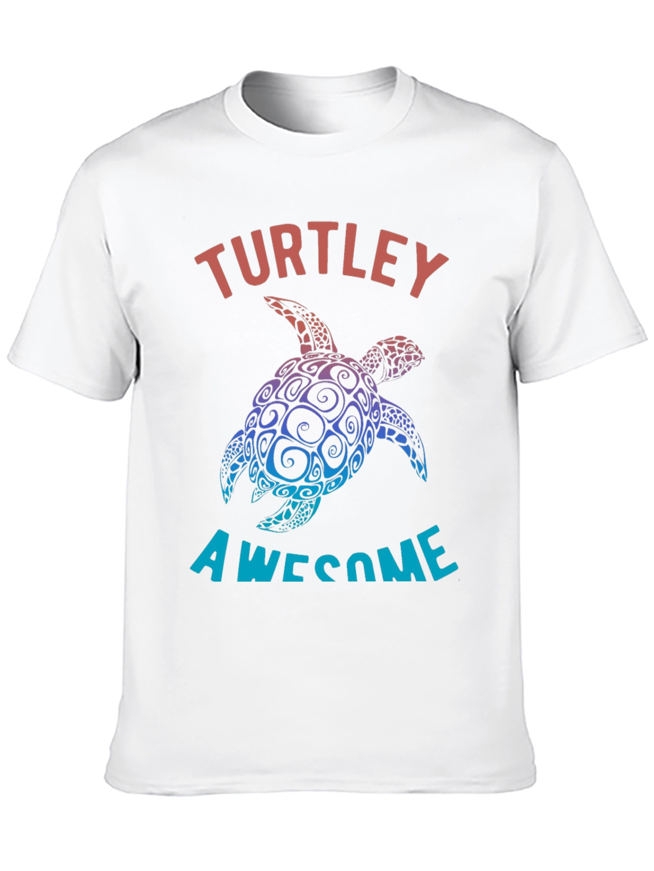 Turtley Awesome Black Graphic Tee