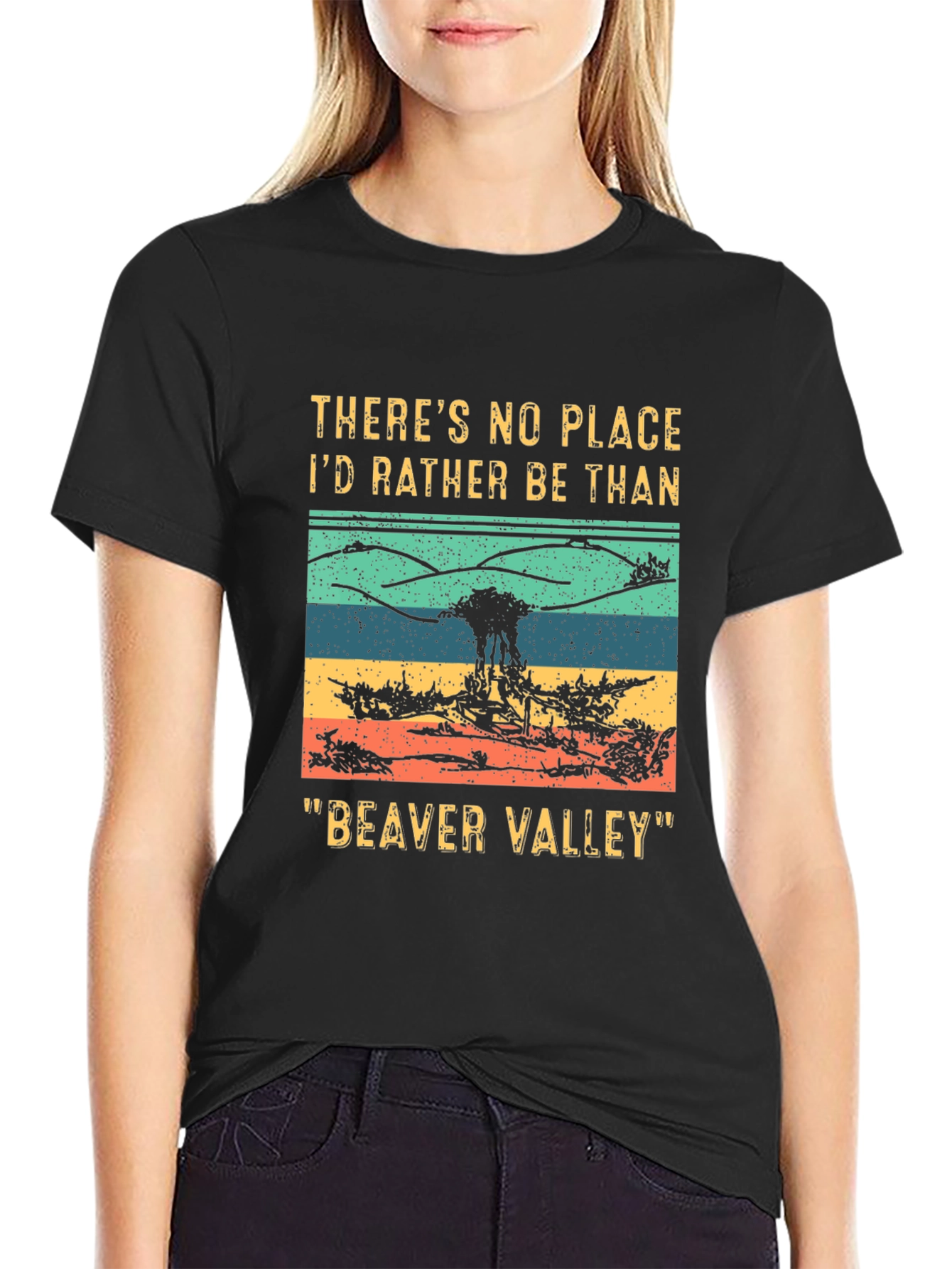 Beaver Valley Graphic Tee - Outdoor Adventure Shirt