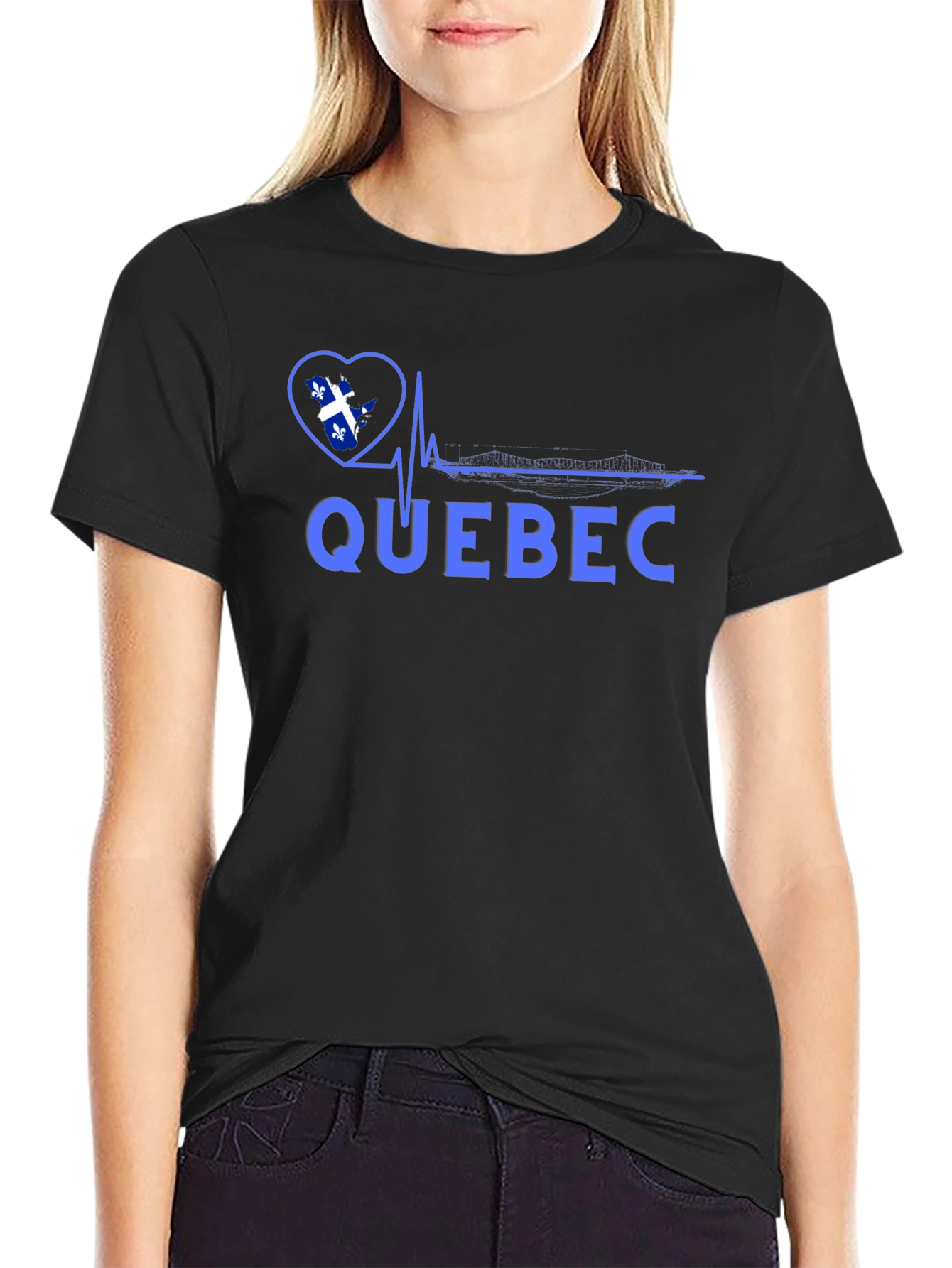 Quebec Pride Black T-Shirt