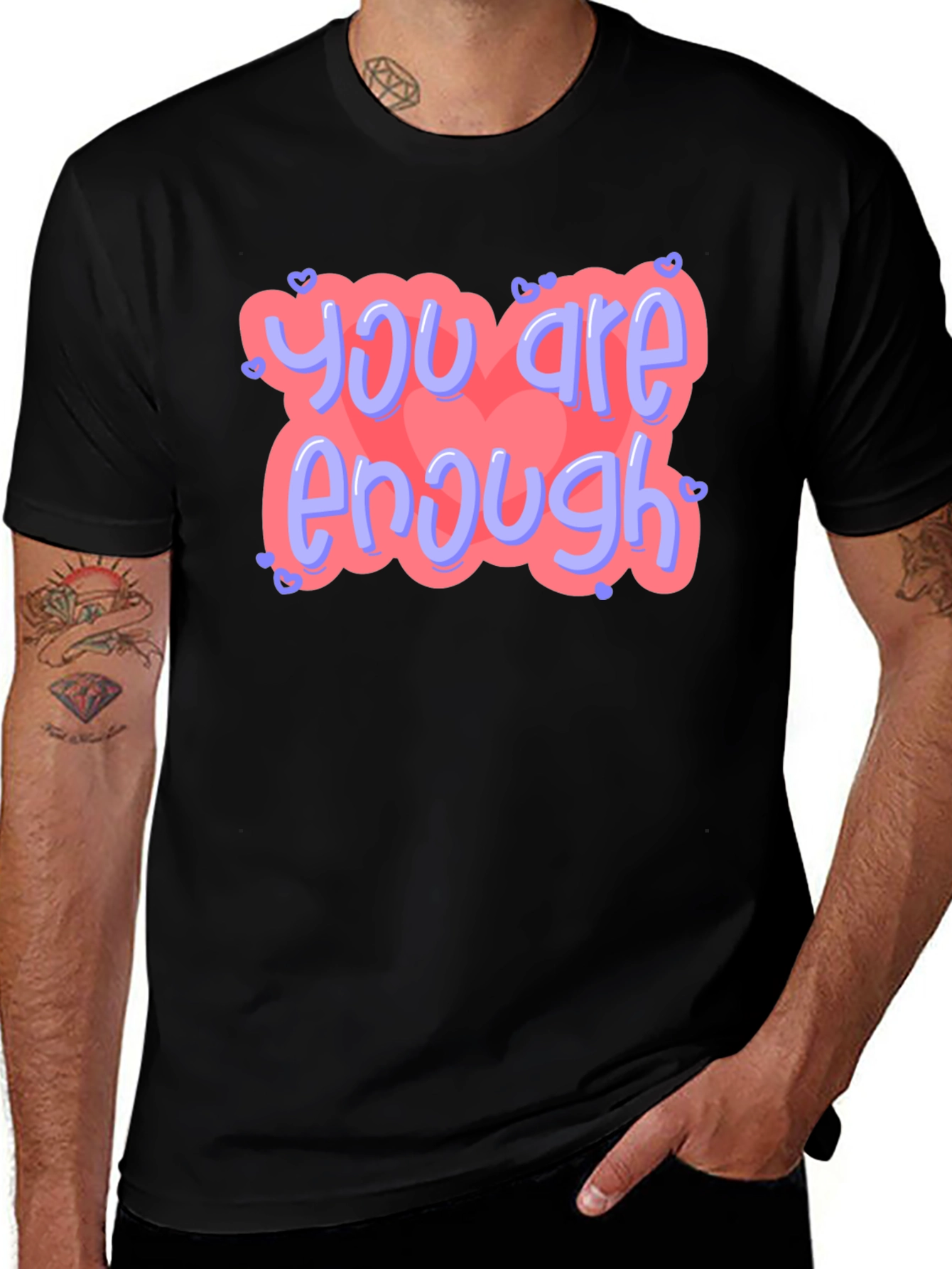 You Are Enough T-Shirt Black