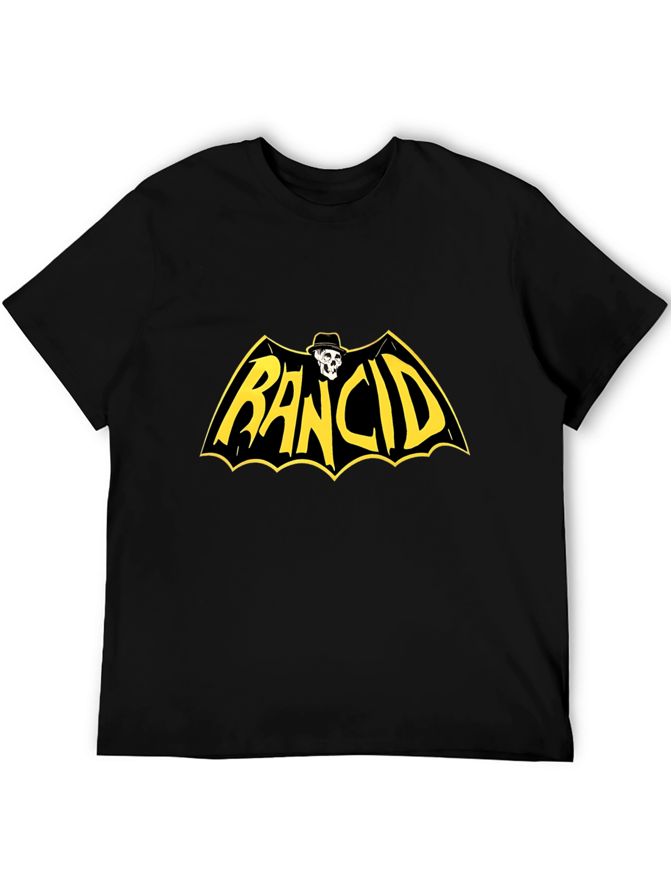 Rancid Band Bat Logo Black T-Shirt