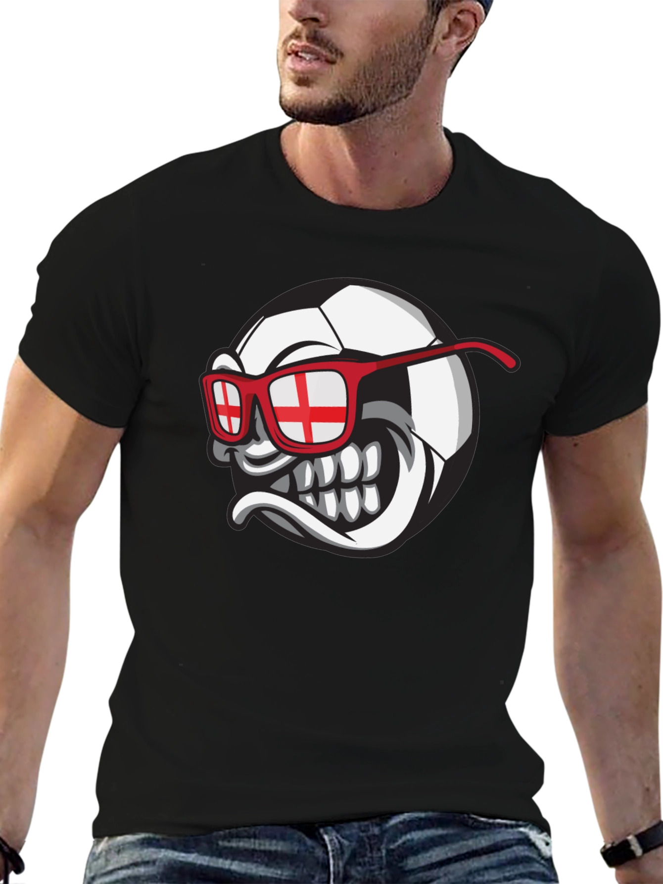 England Soccer Ball Graphic T-Shirt