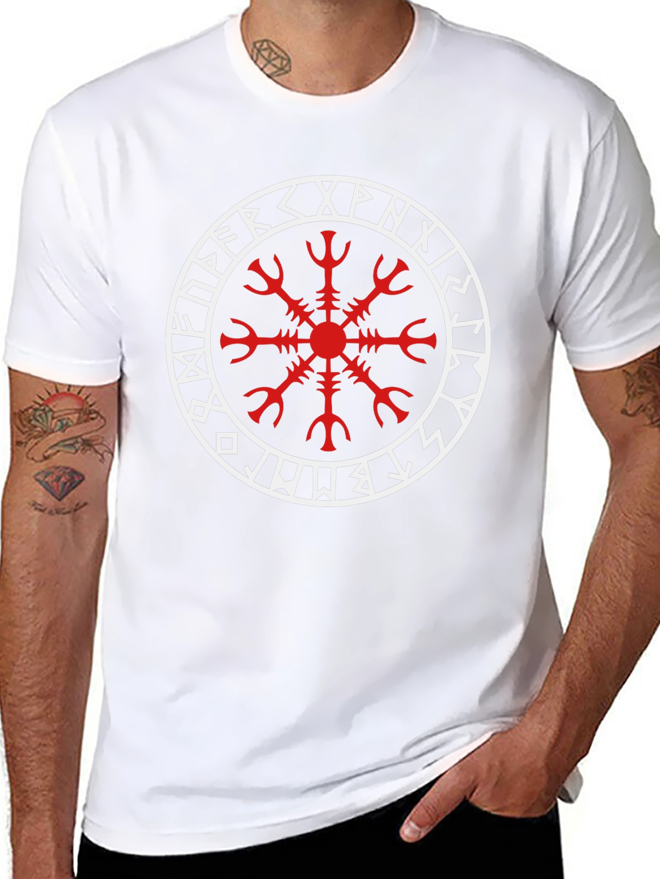 Helm of Awe Viking T-Shirt - Black
