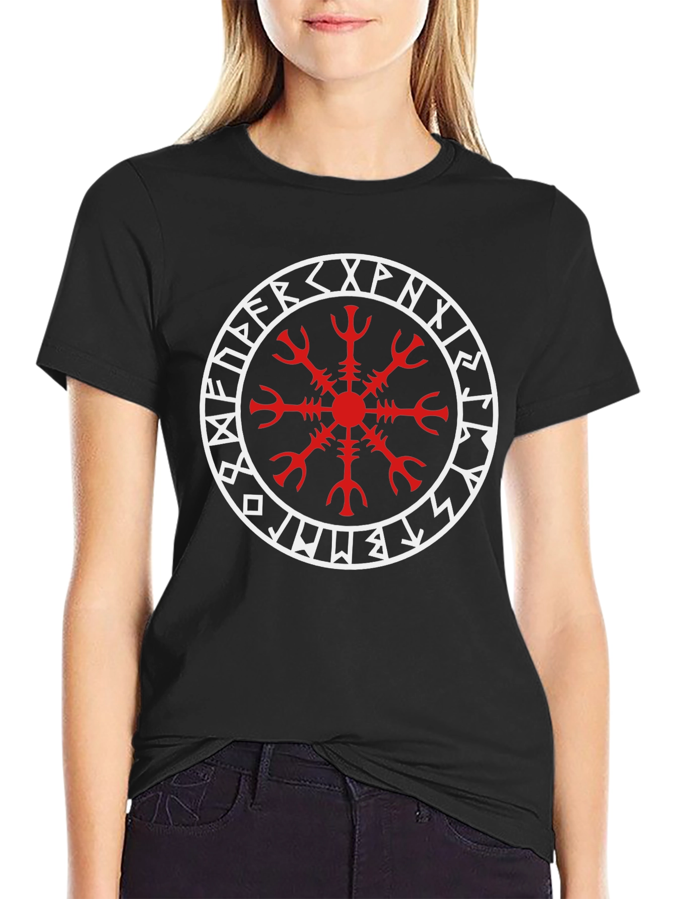 Helm of Awe Viking T-Shirt - Black