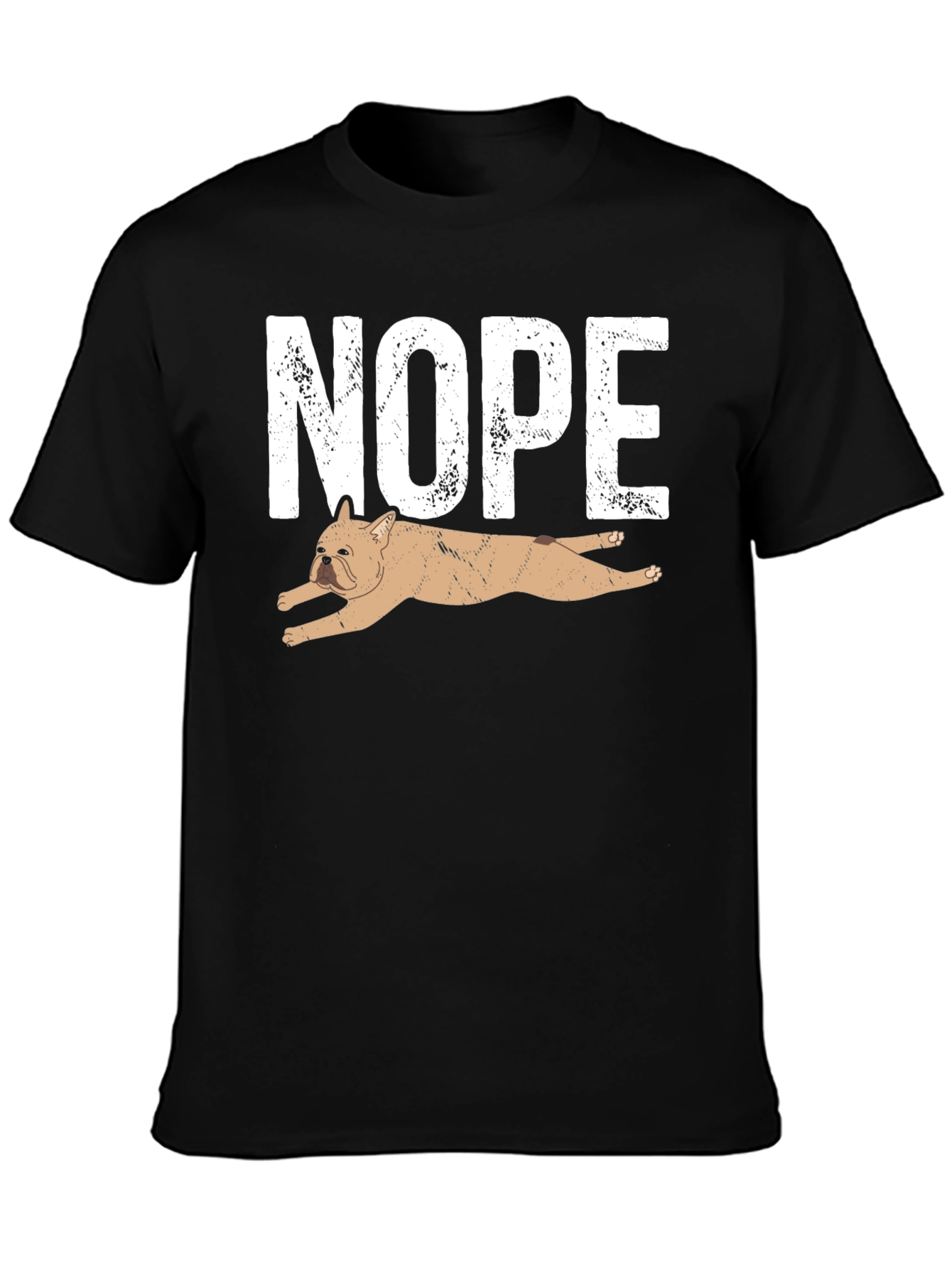 Nope Dog Graphic T-Shirt