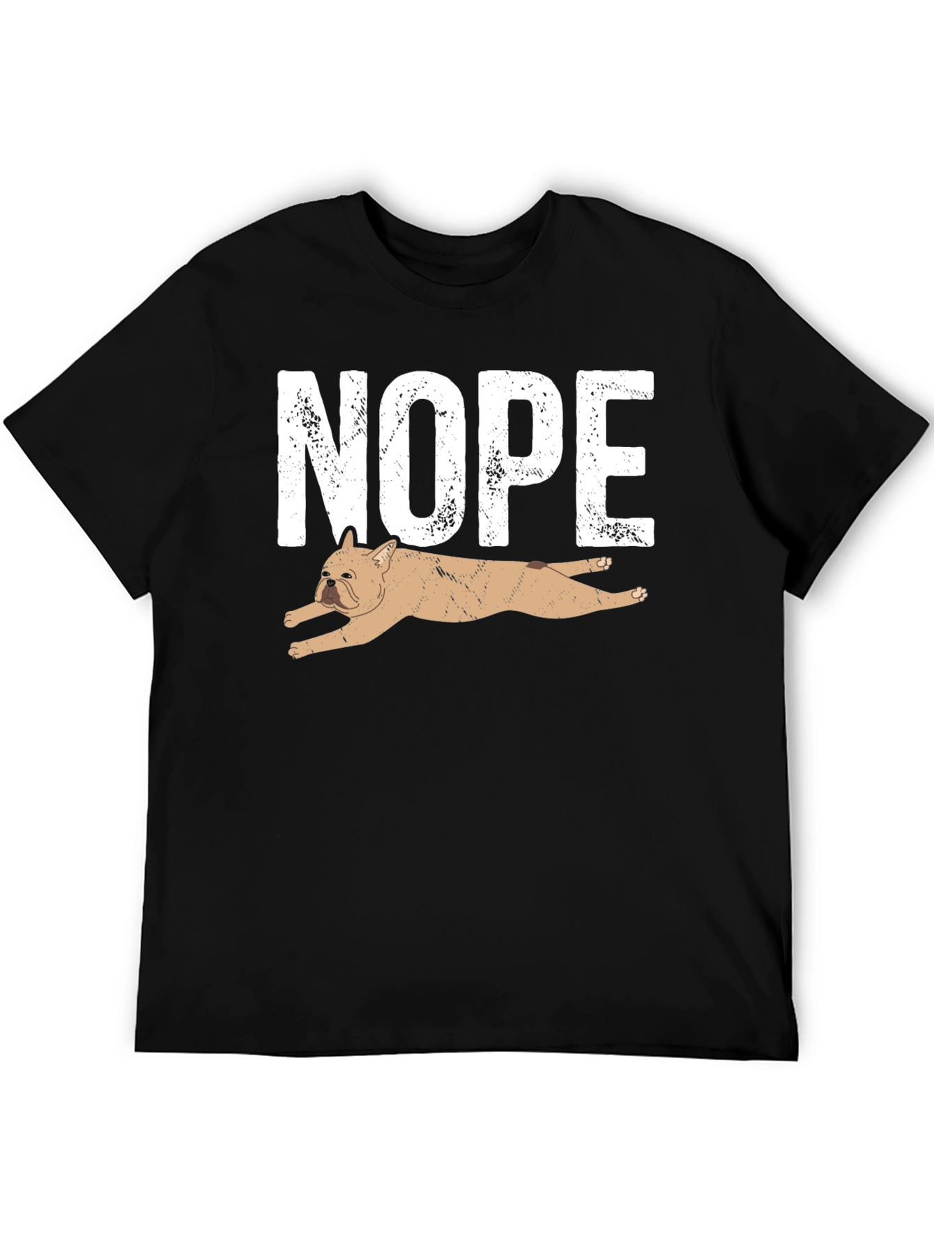 Nope Dog Graphic T-Shirt