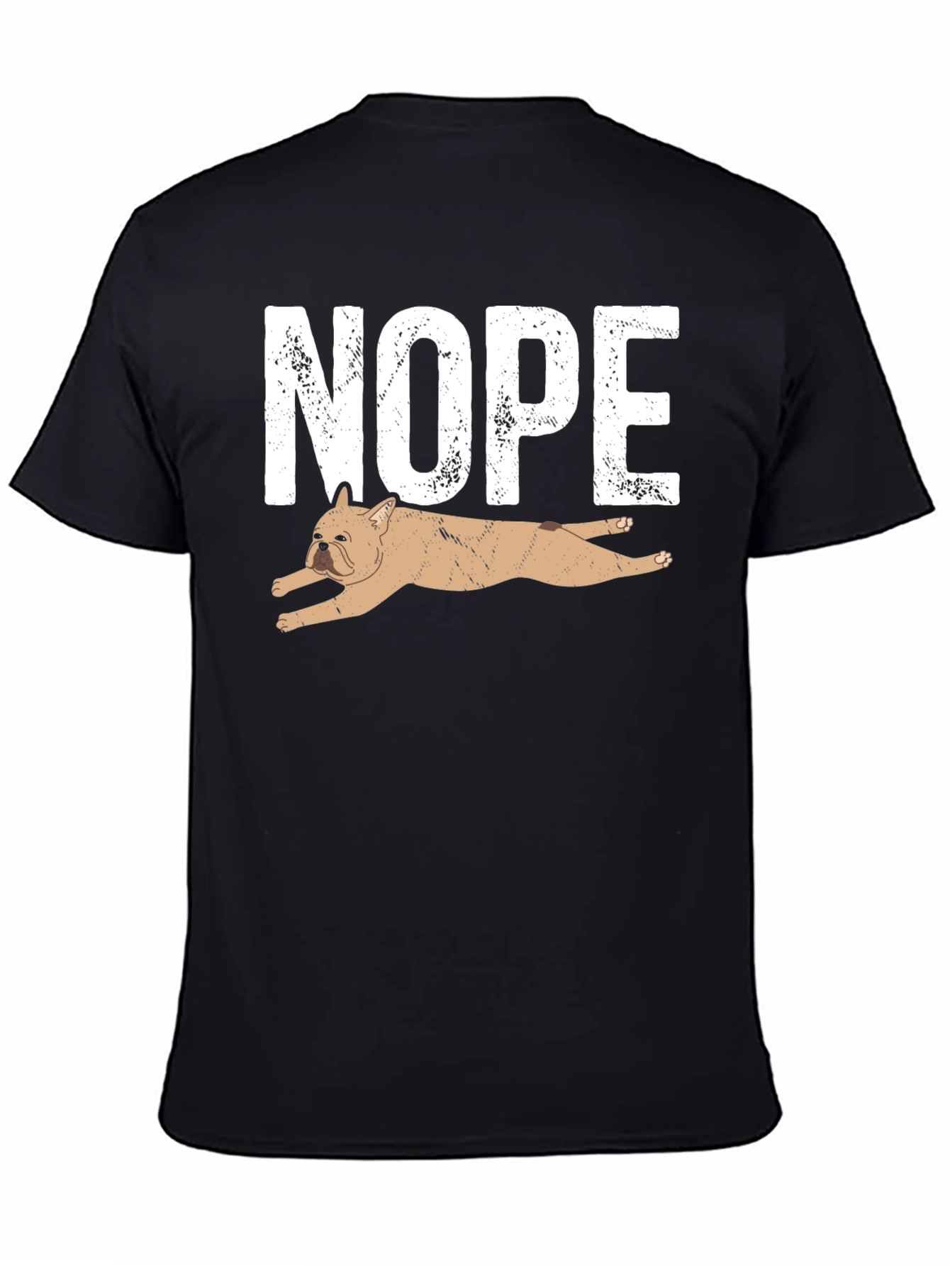 Nope Dog Graphic T-Shirt