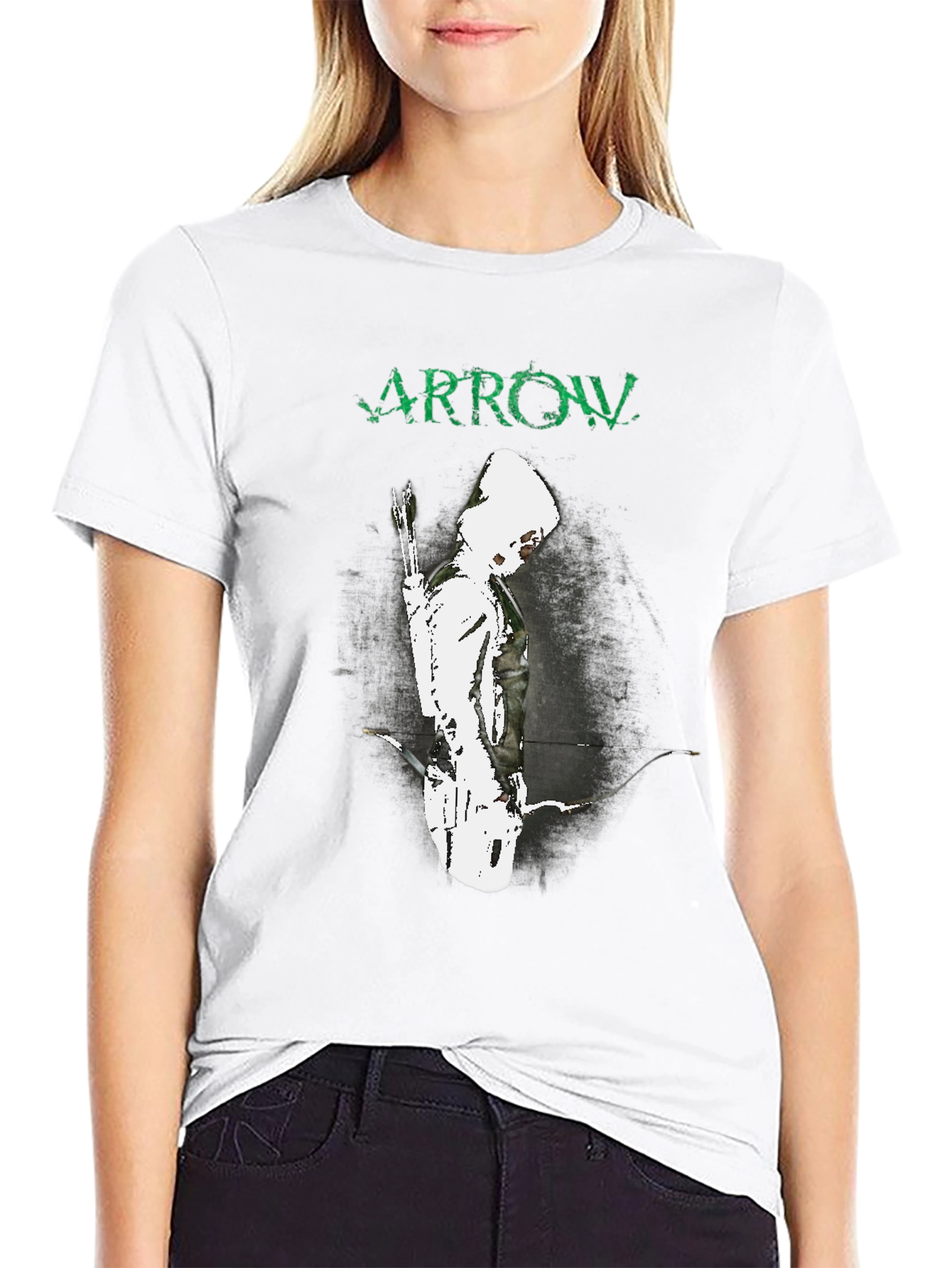 Arrow T-Shirt - Green Arrow Graphic Tee