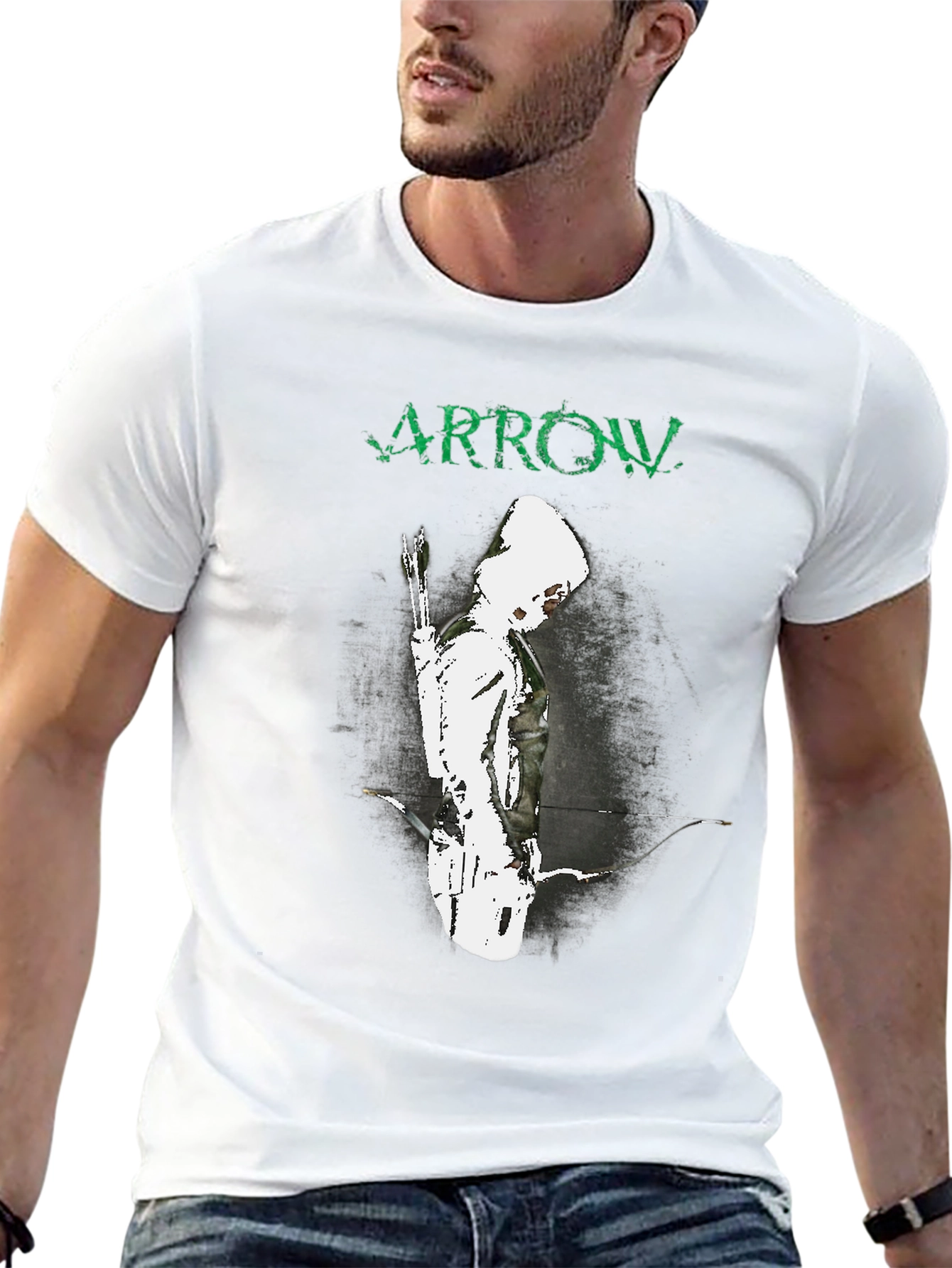 Arrow T-Shirt - Green Arrow Graphic Tee