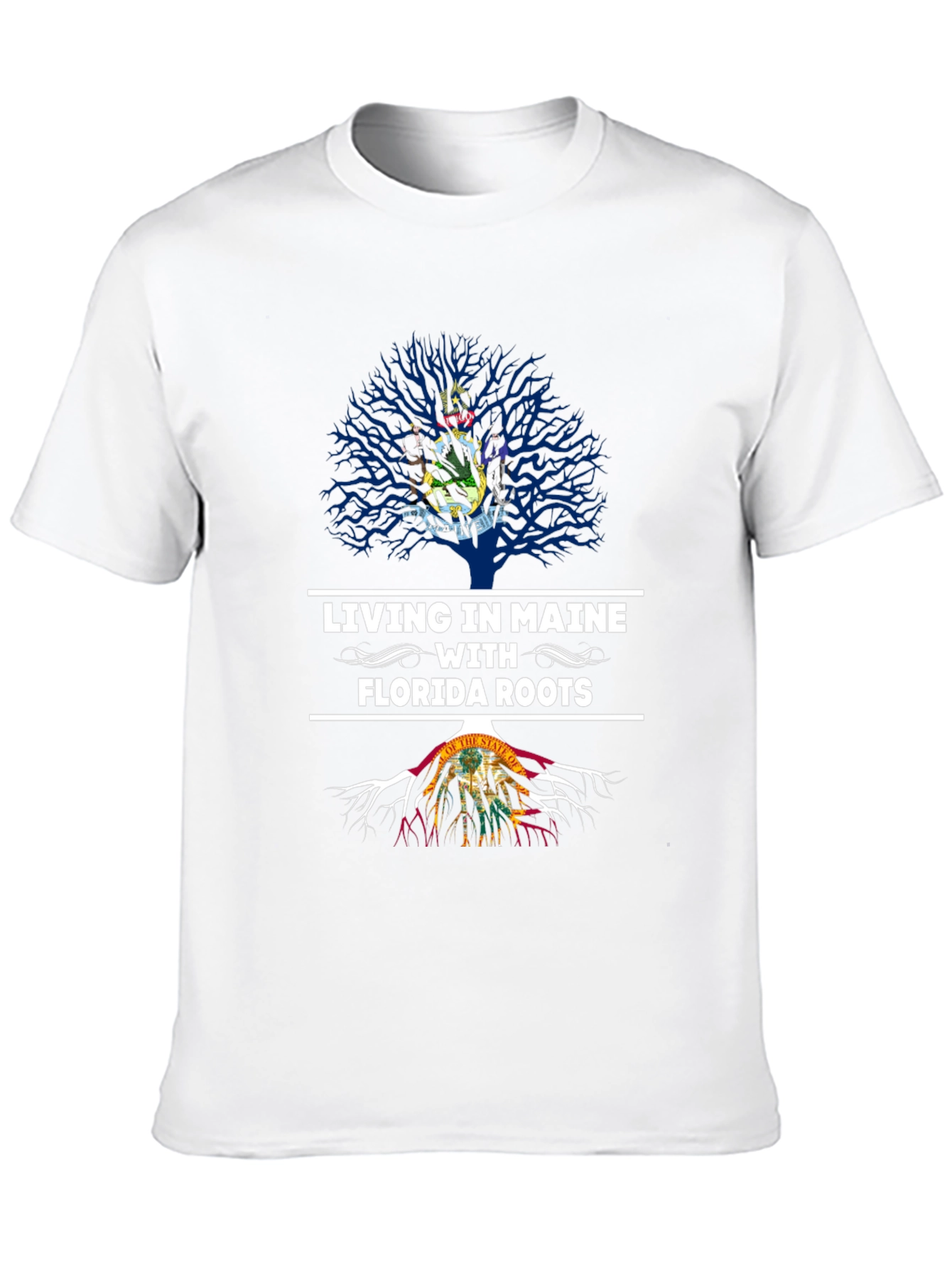 Maine Living Florida Roots Graphic Tee