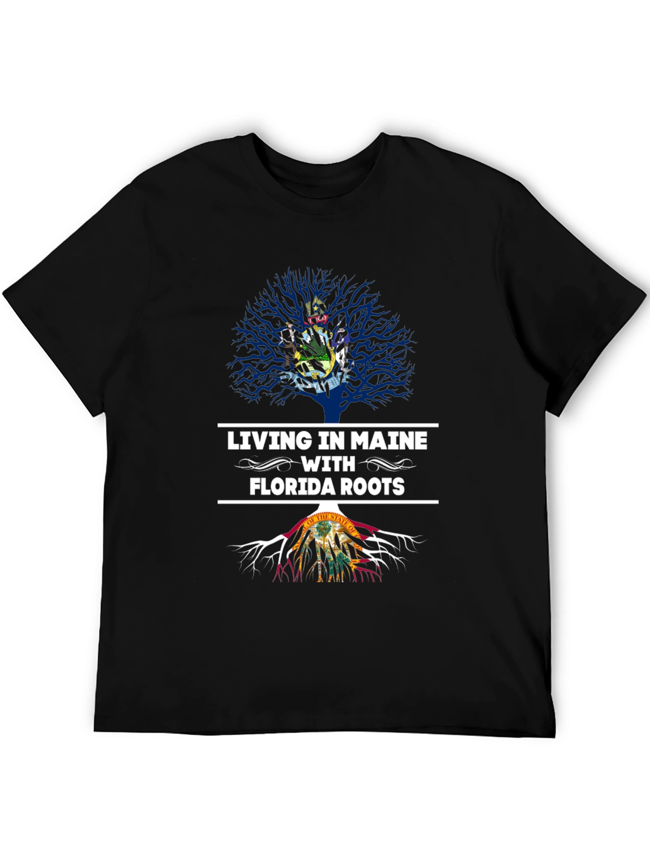 Maine Living Florida Roots Graphic Tee
