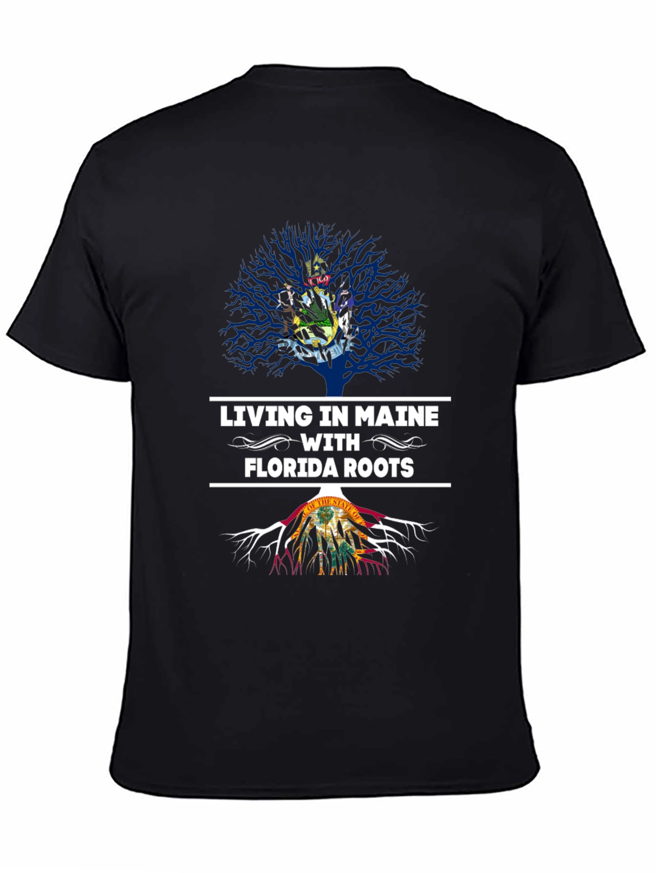 Maine Living Florida Roots Graphic Tee