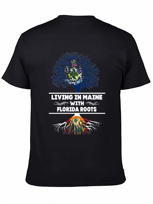 Maine Living Florida Roots Graphic Tee