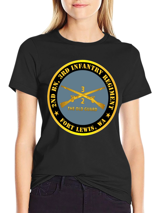 2nd BN 3rd Infantry Regiment Black T-Shirt