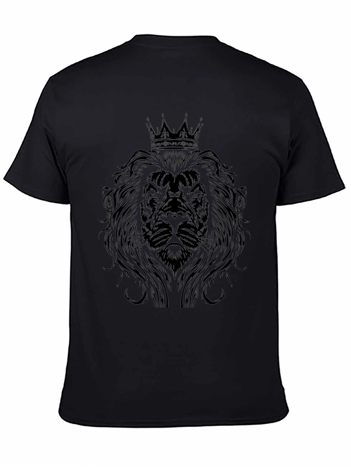 Lion King Mens Black Graphic Tee