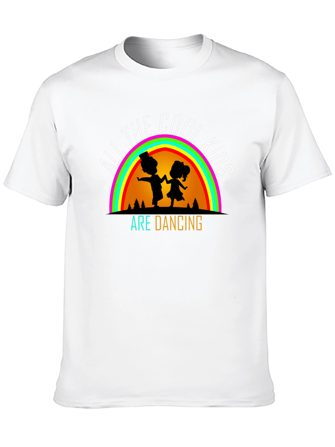 Cool Kids Dancing Black T-Shirt