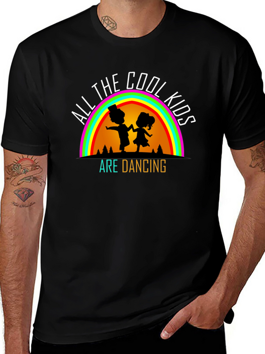 Cool Kids Dancing Black T-Shirt