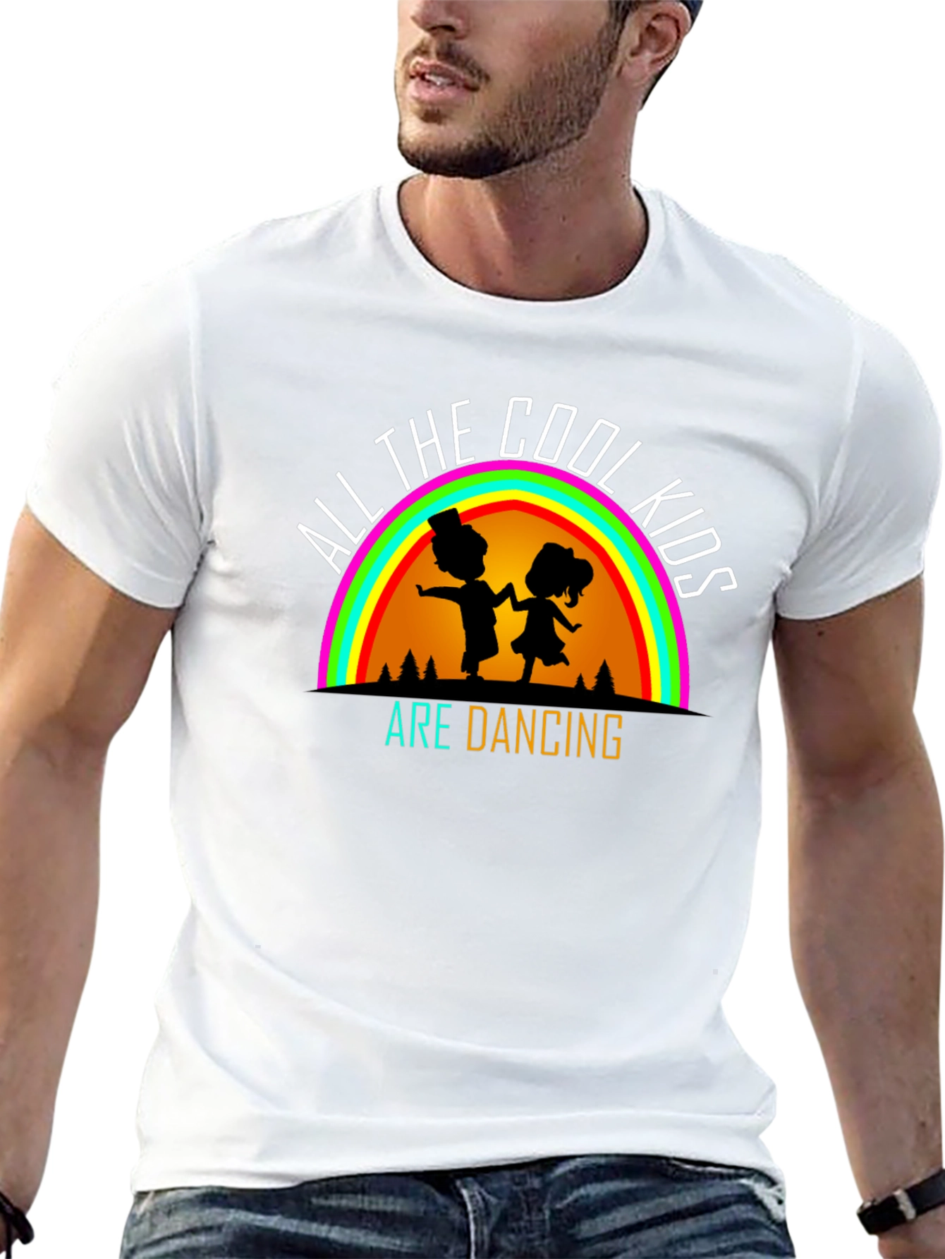 Cool Kids Dancing Black T-Shirt
