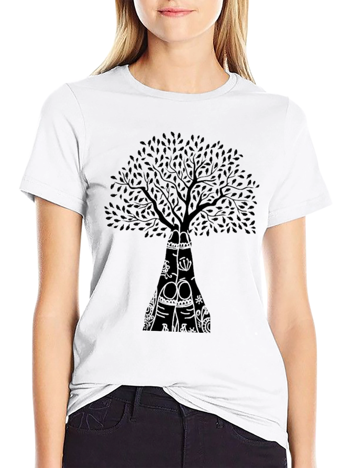 Tree of Life Graphic Black T-Shirt