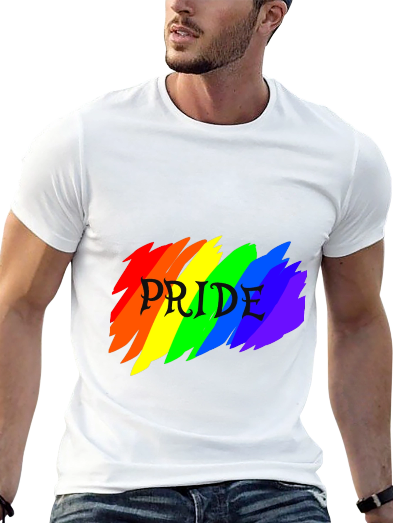 Pride Rainbow Graphic Tee