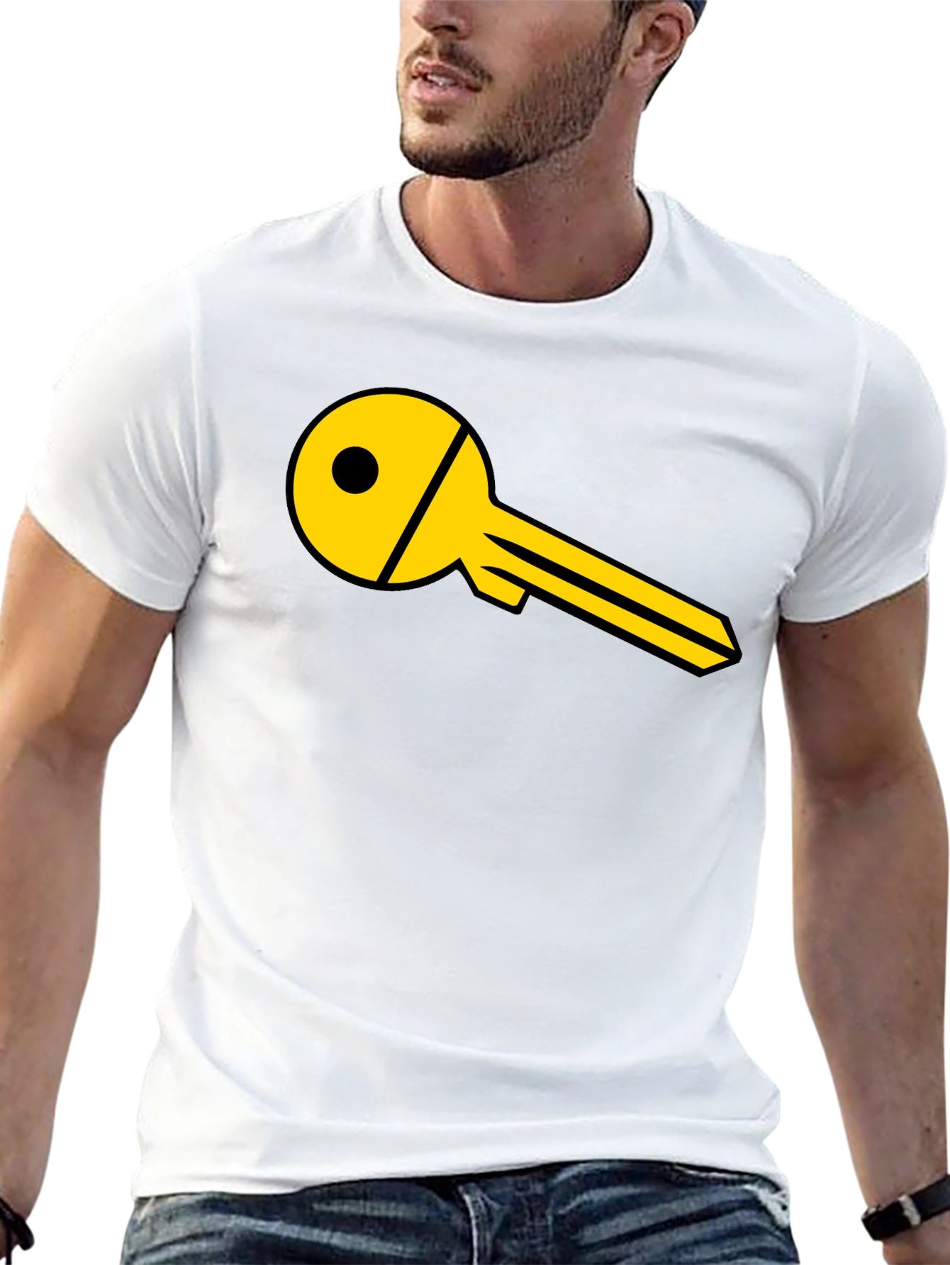 Key Graphic Black T-Shirt