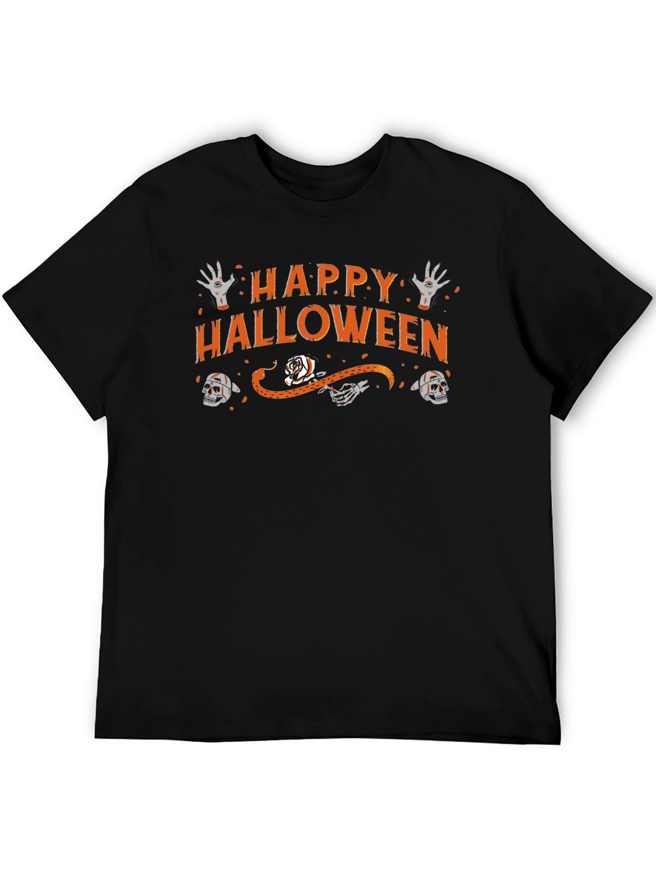 Happy Halloween Graphic Tee - Spooky Season Style