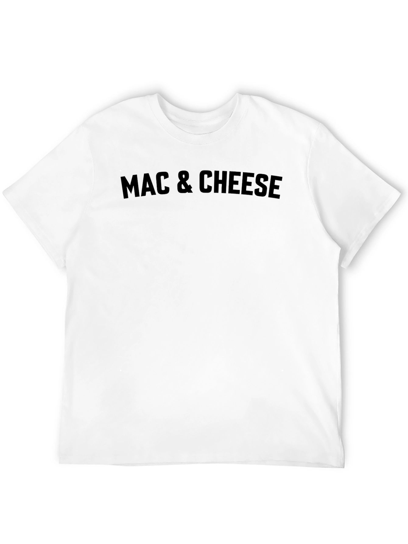 Mac & Cheese Funny Black T-Shirt