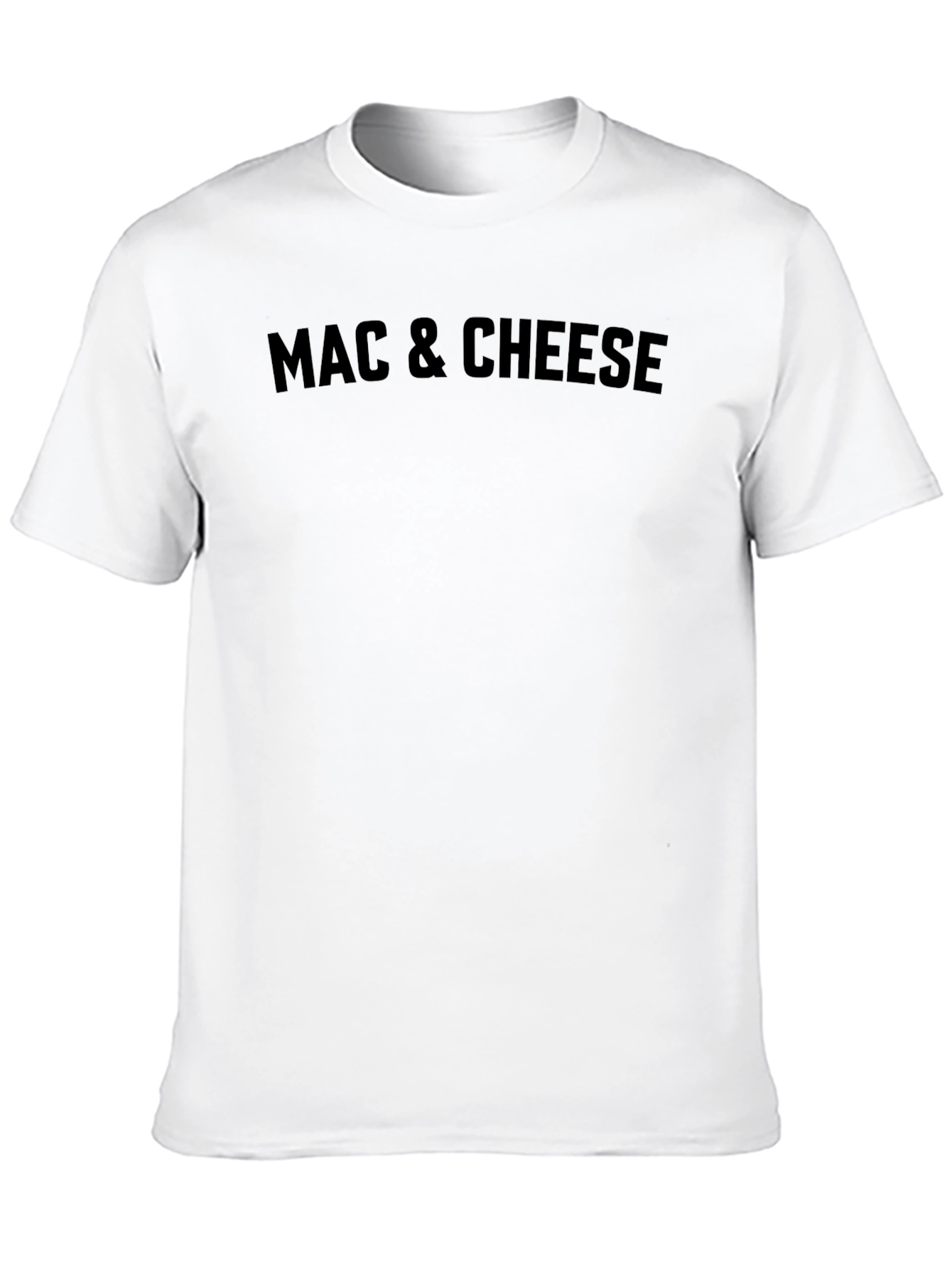 Mac & Cheese Funny Black T-Shirt