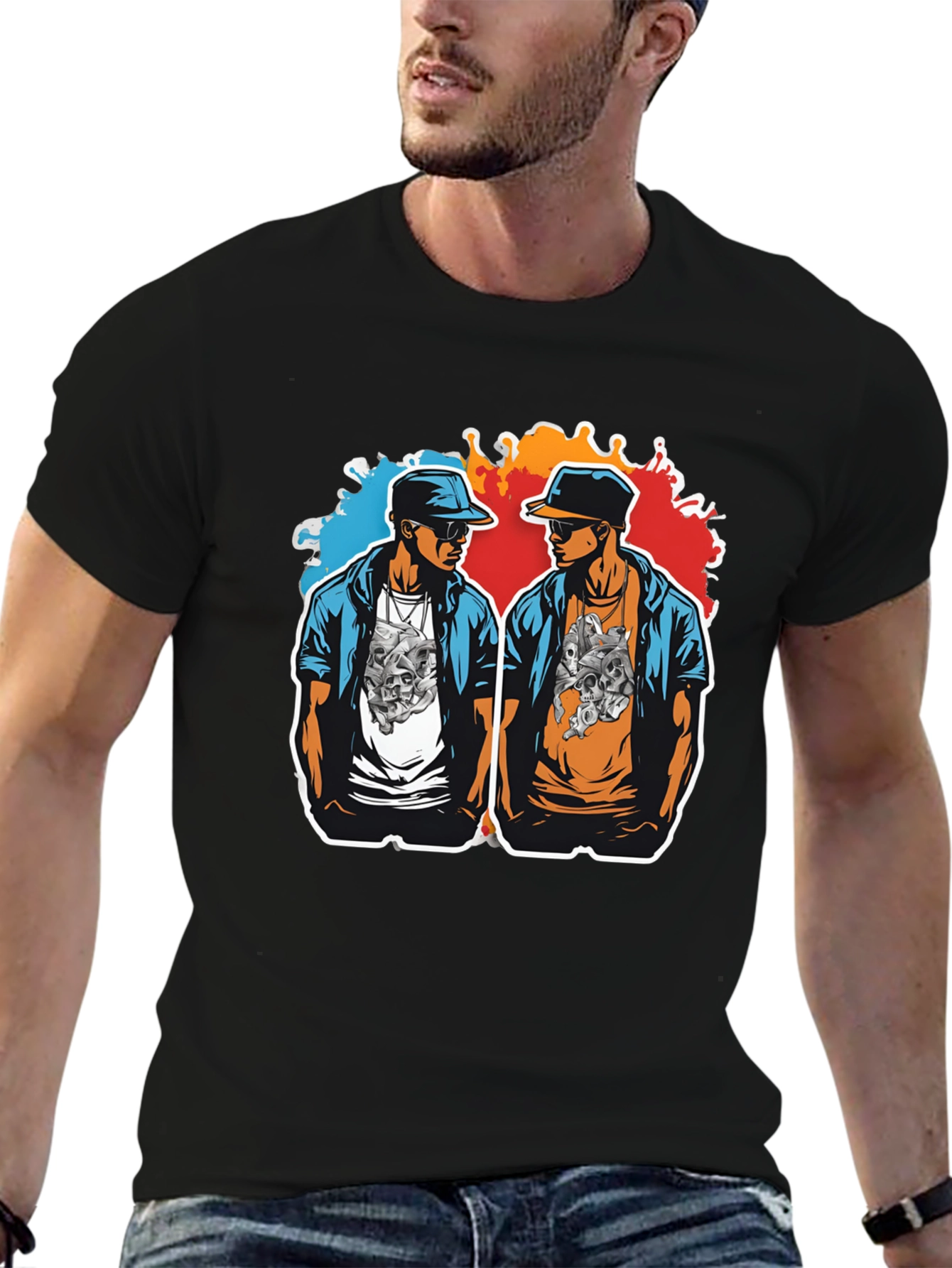 Cool Graphic T-Shirt for Men - Street Style