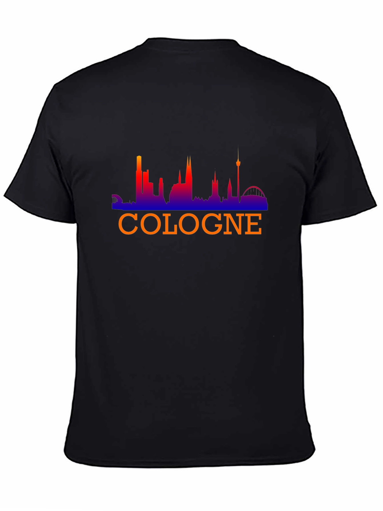 Cologne Skyline Black T-Shirt