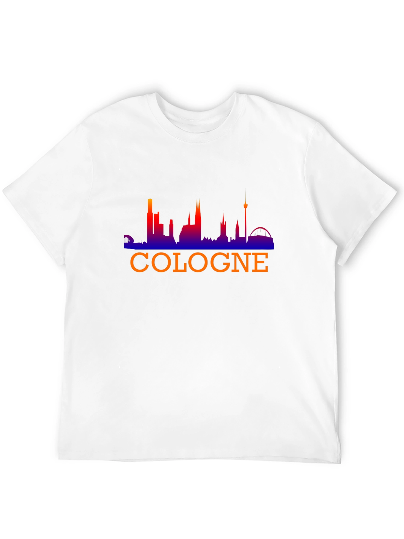 Cologne Skyline Black T-Shirt