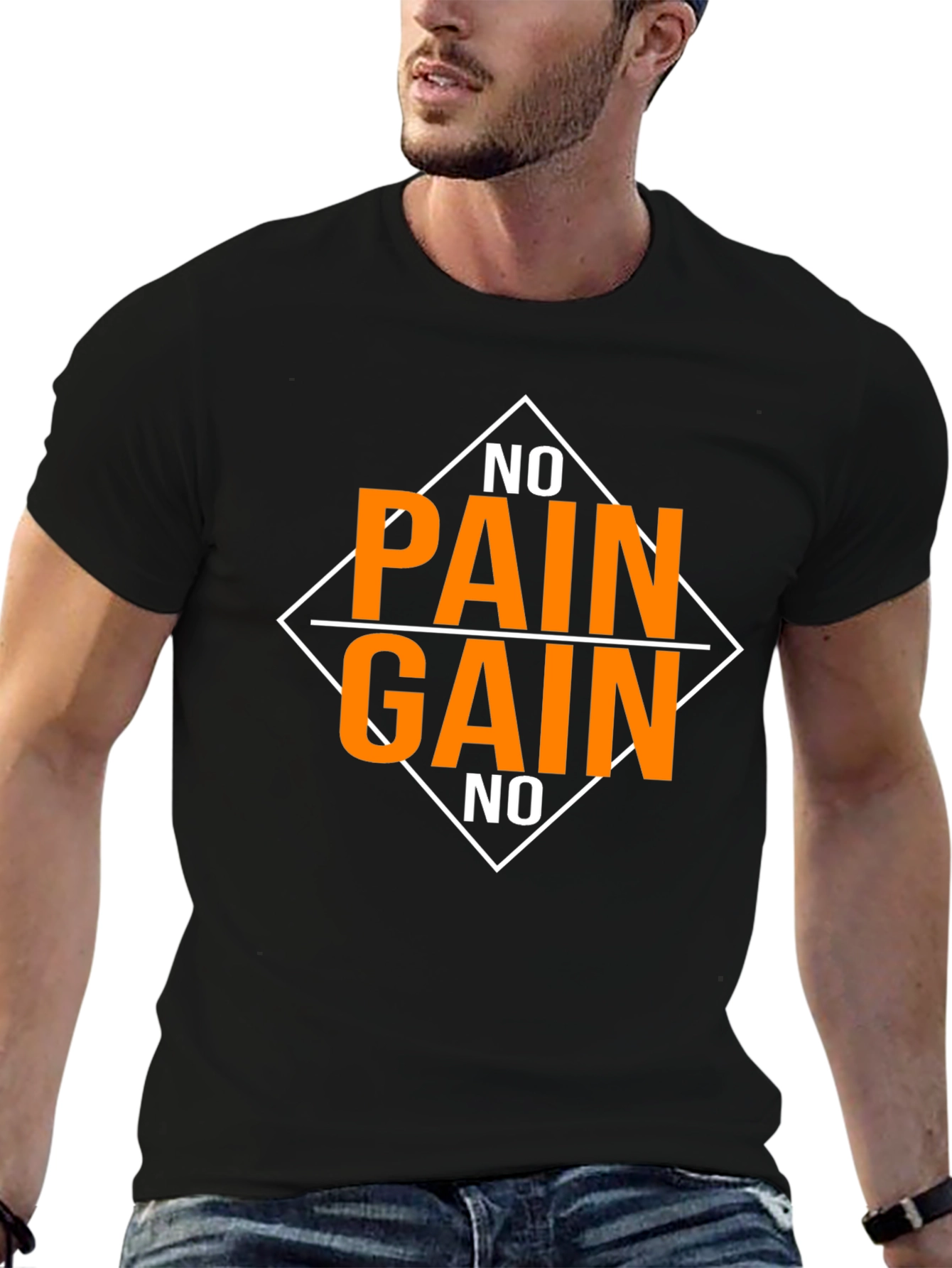 No Pain No Gain Black T-Shirt