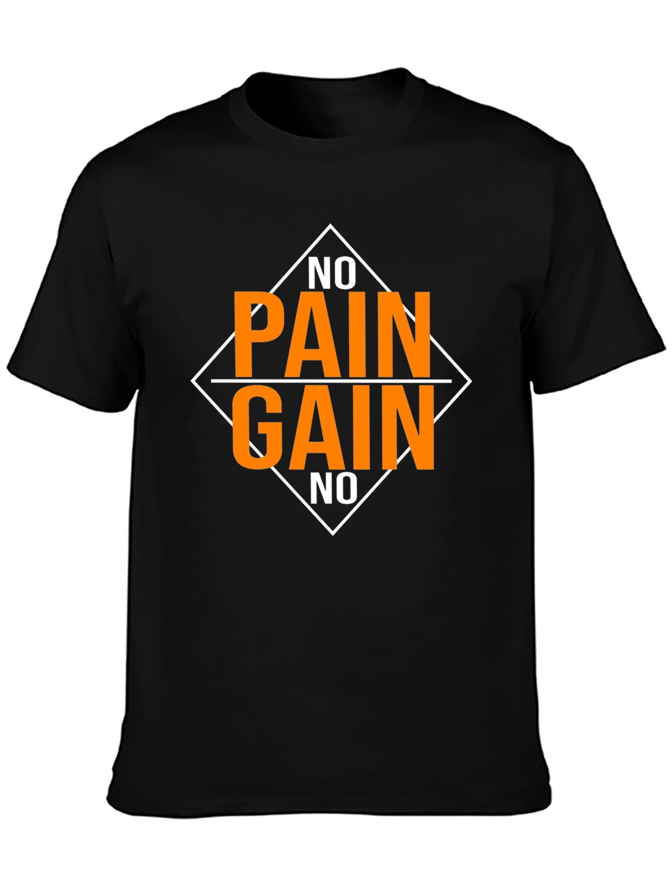 No Pain No Gain Black T-Shirt