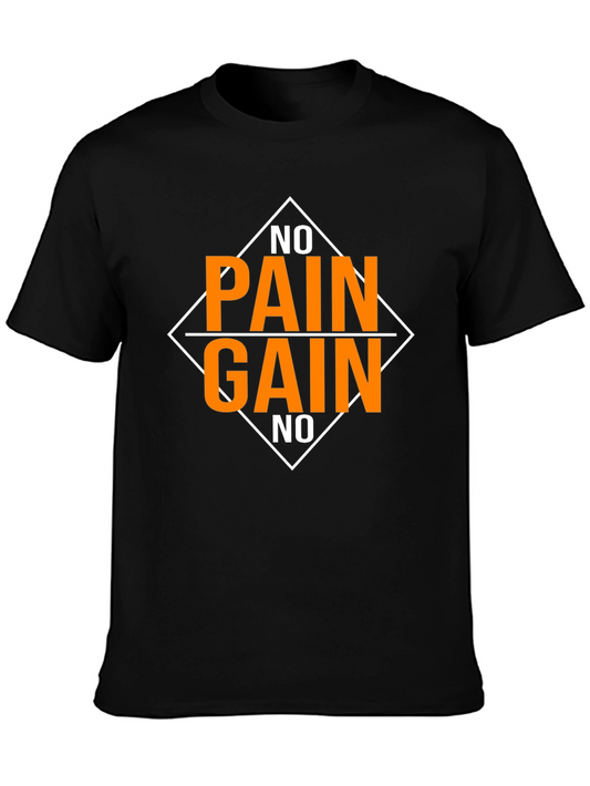 No Pain No Gain Black T-Shirt