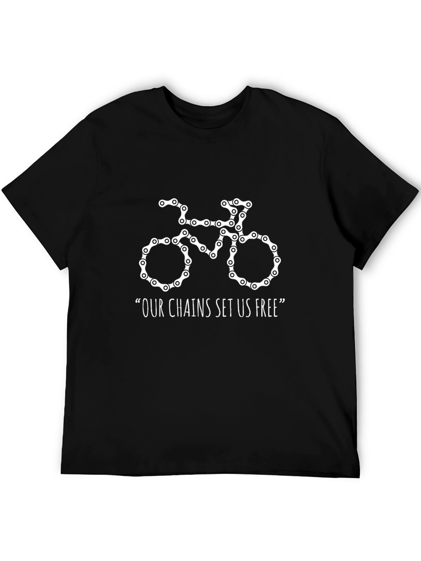Chain Bicycle Graphic T-Shirt