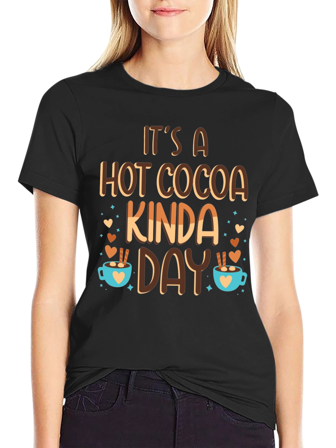 Hot Cocoa Kinda Day Graphic T-Shirt