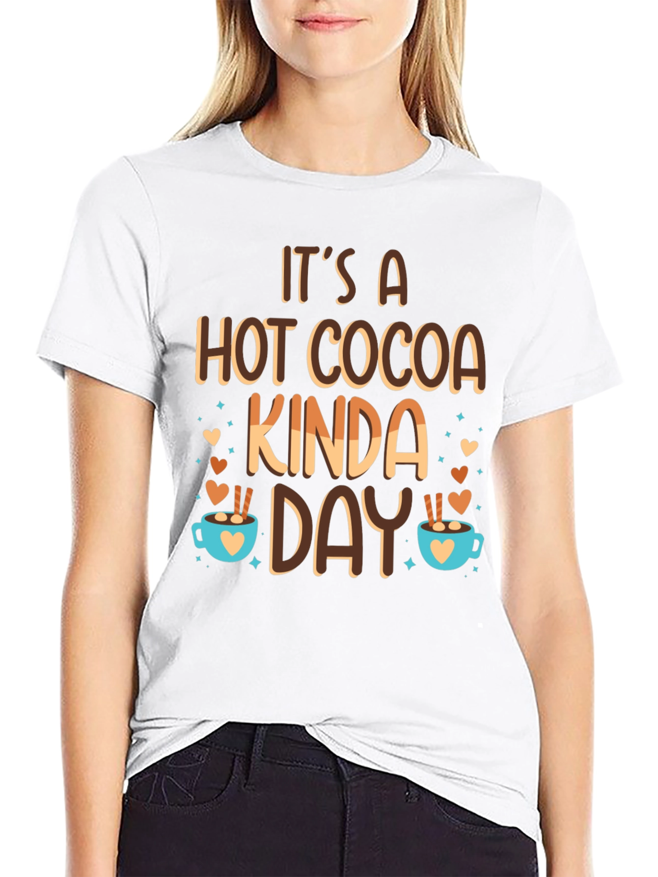 Hot Cocoa Kinda Day Graphic T-Shirt