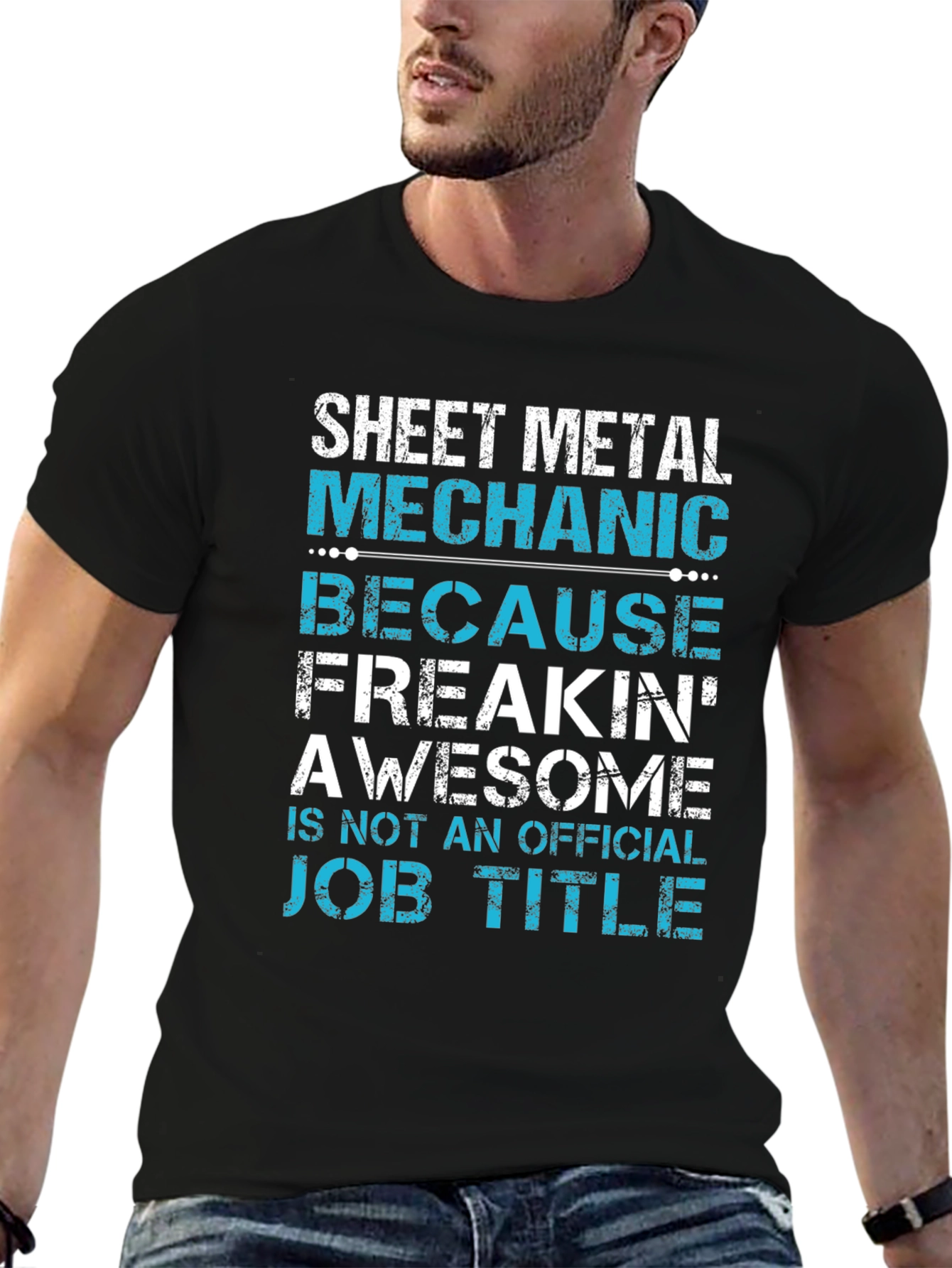Sheet Metal Mechanic T-Shirt Awesome Job Title