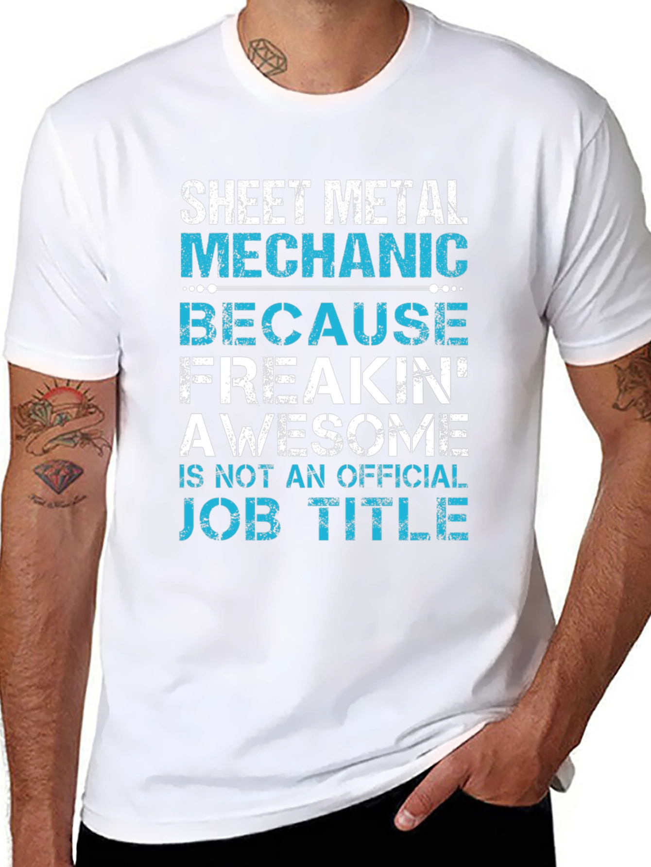 Sheet Metal Mechanic T-Shirt Awesome Job Title