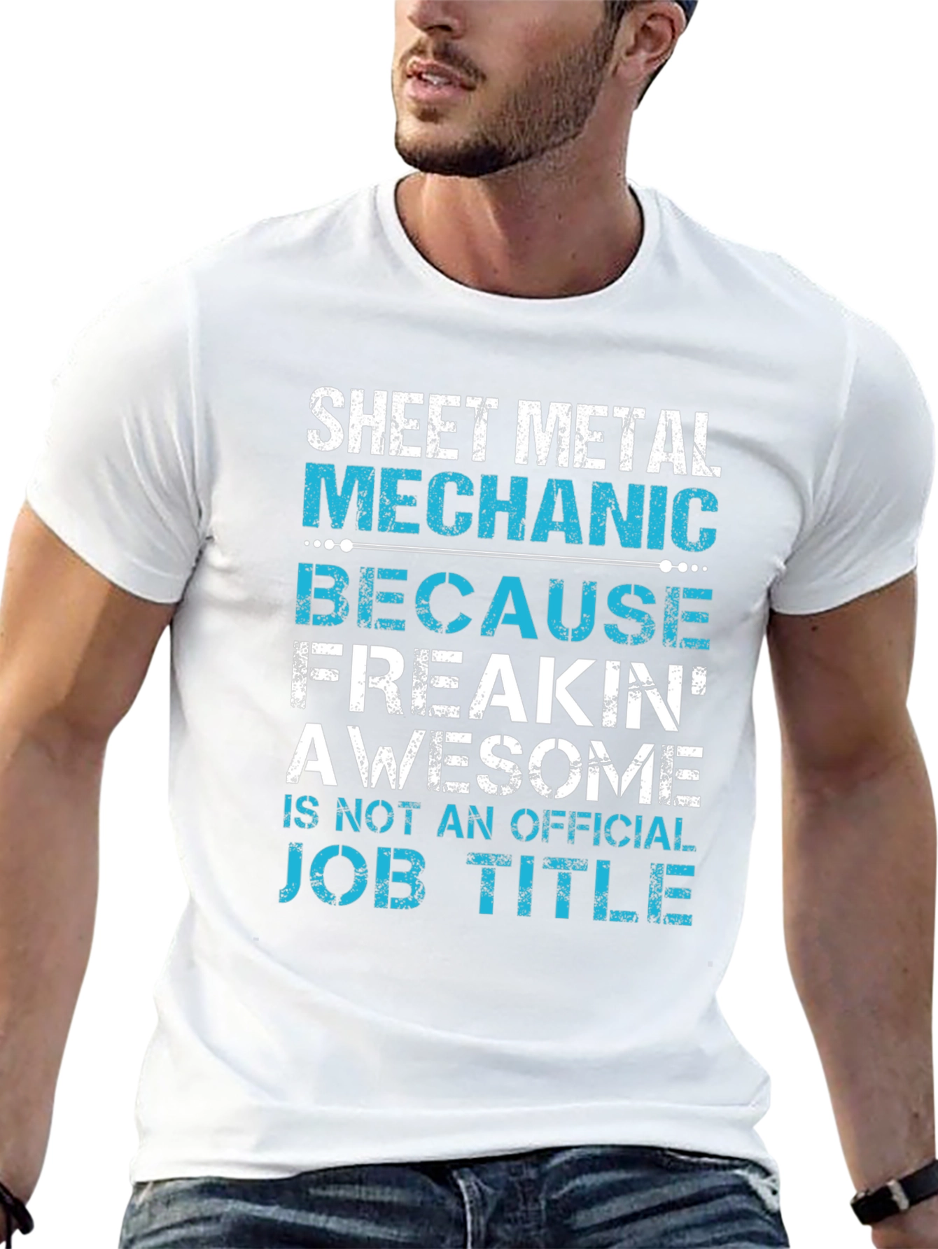 Sheet Metal Mechanic T-Shirt Awesome Job Title