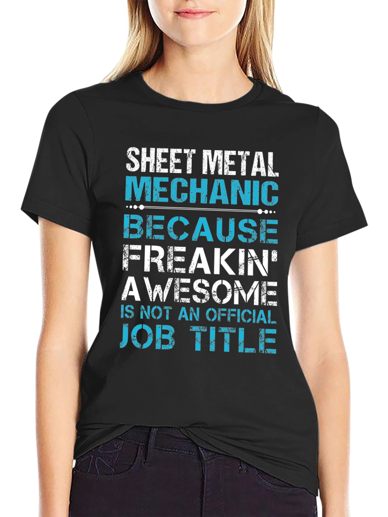 Sheet Metal Mechanic T-Shirt Awesome Job Title