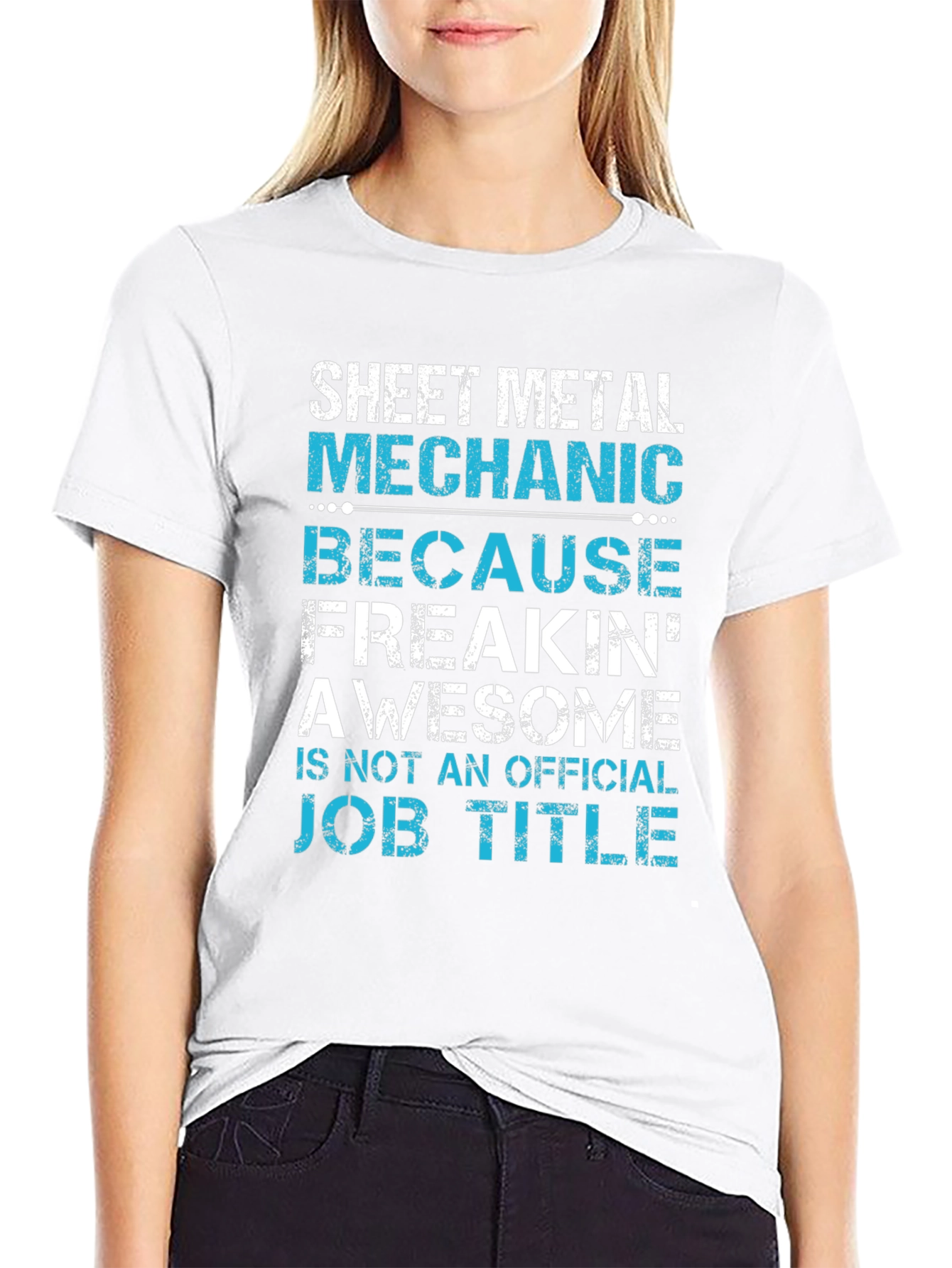 Sheet Metal Mechanic T-Shirt Awesome Job Title